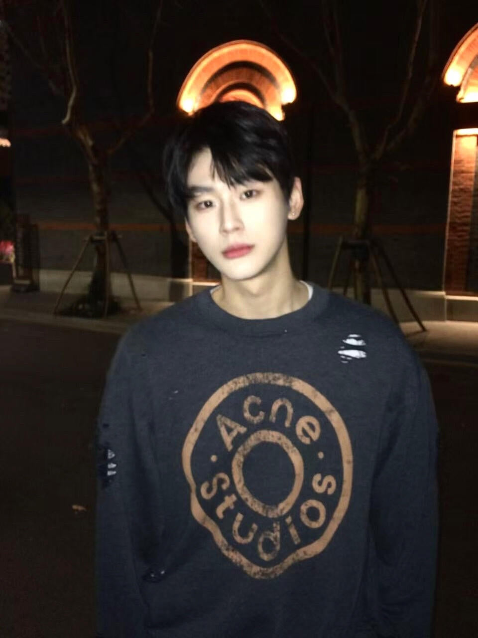 2026 New AS Distressed Logo Sweatshirt with Holes (25310-B20)