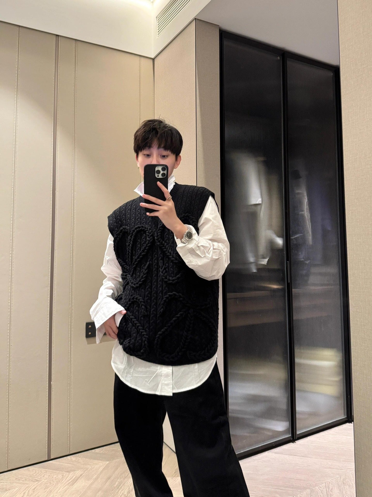 2026 New Way Cable-Knit Cardigan (25238-B50)