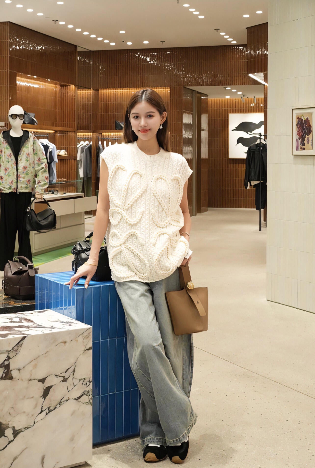 2026 New Way Cable-Knit Cardigan (25238-B50)