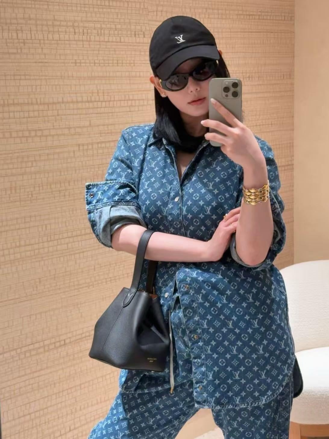 2026 New LY All-Over Print Denim Jacket (BB706-C05)