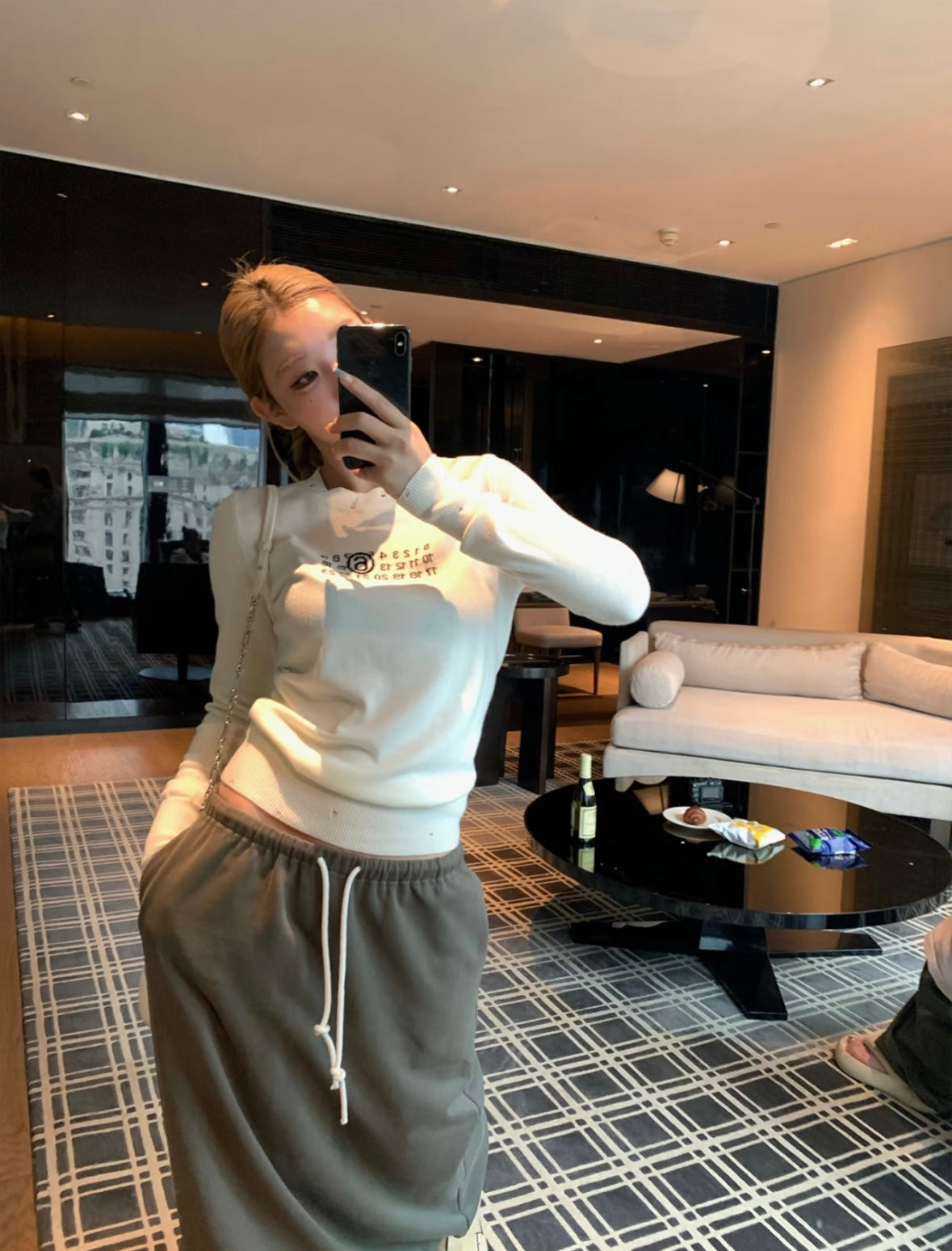 2026 New Mai Digital Lace-Effect Jumper (25287-B25)