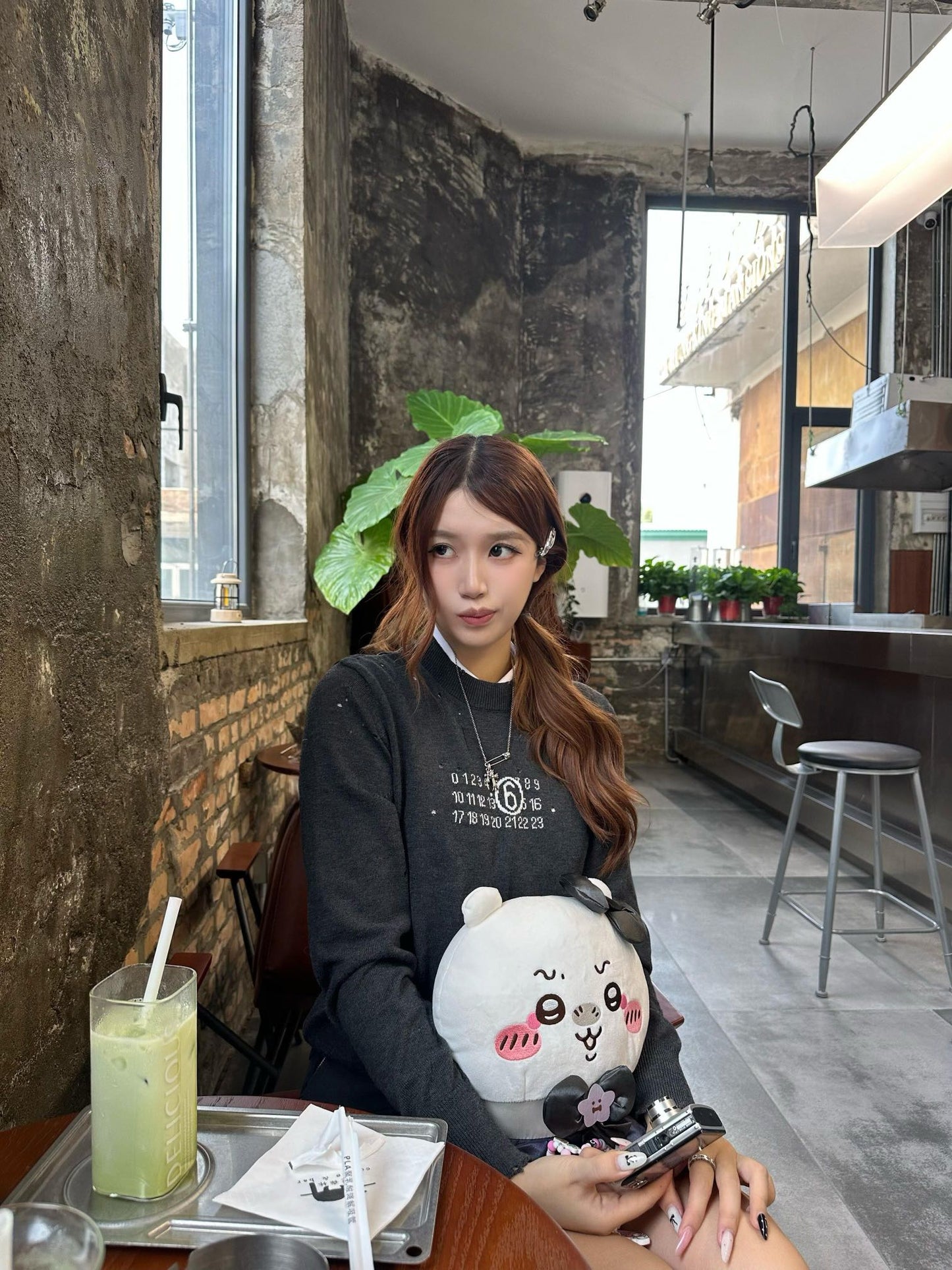 2026 New Mai Digital Lace-Effect Jumper (25287-B25)