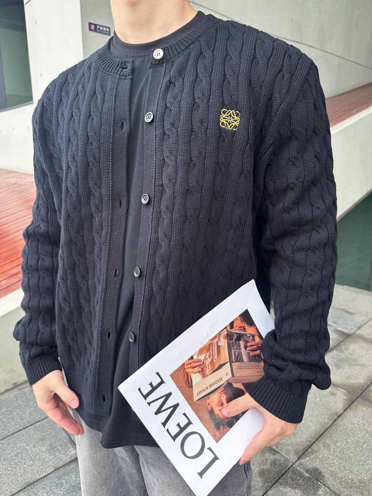 2026 New Way Embroidered Cardigan (25351-B60)