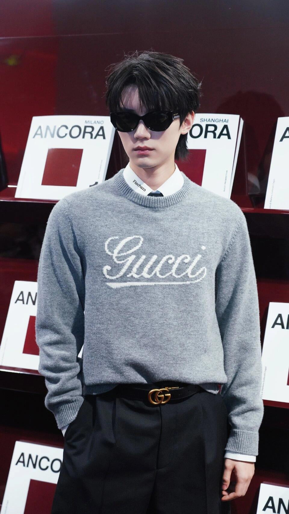 2026 New Arrival GU Embroidered Knit Jumper (25289-B30)