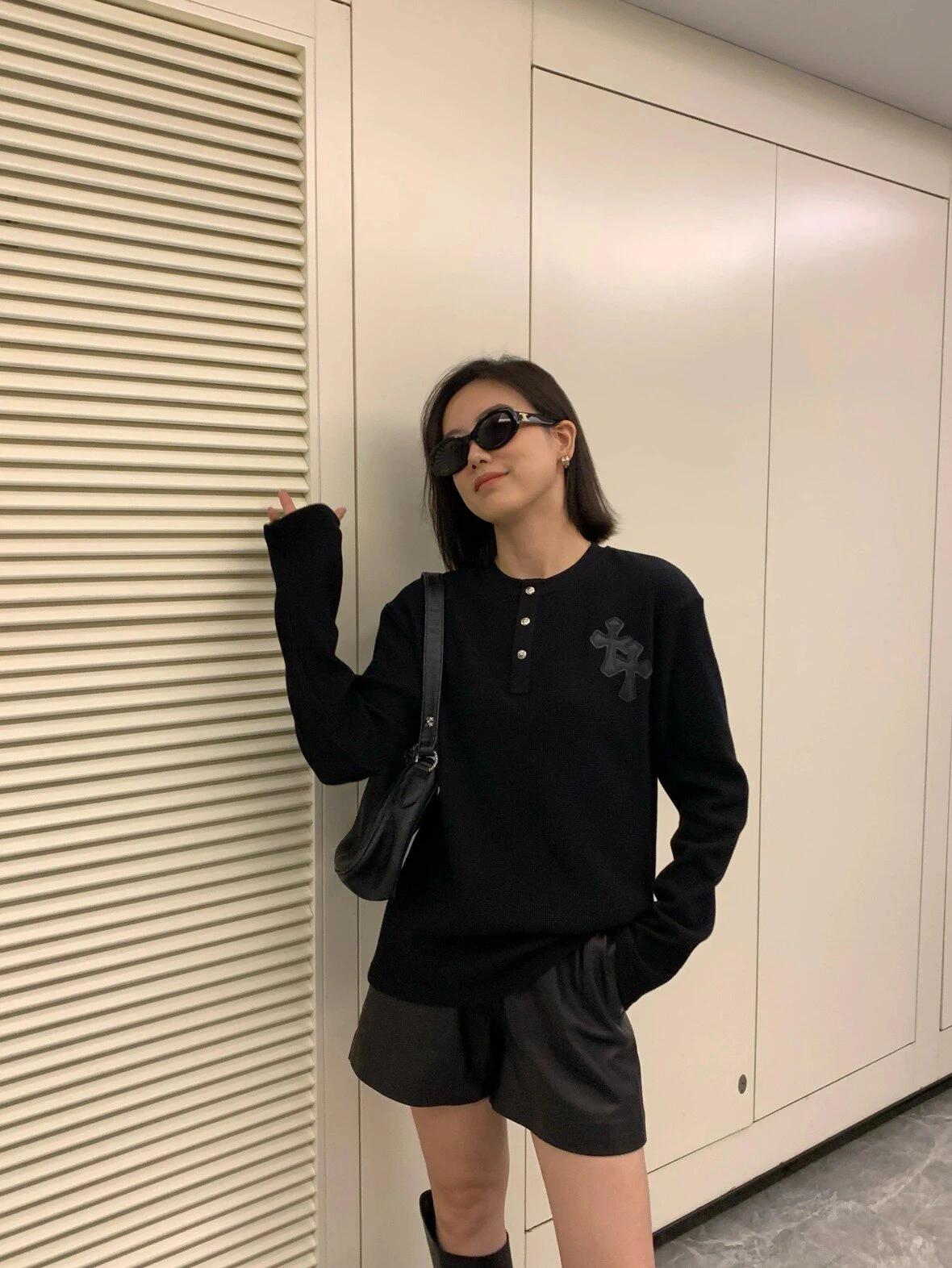 2026 New Model CH Cross Silver Button Long Sleeve (25292-A95)