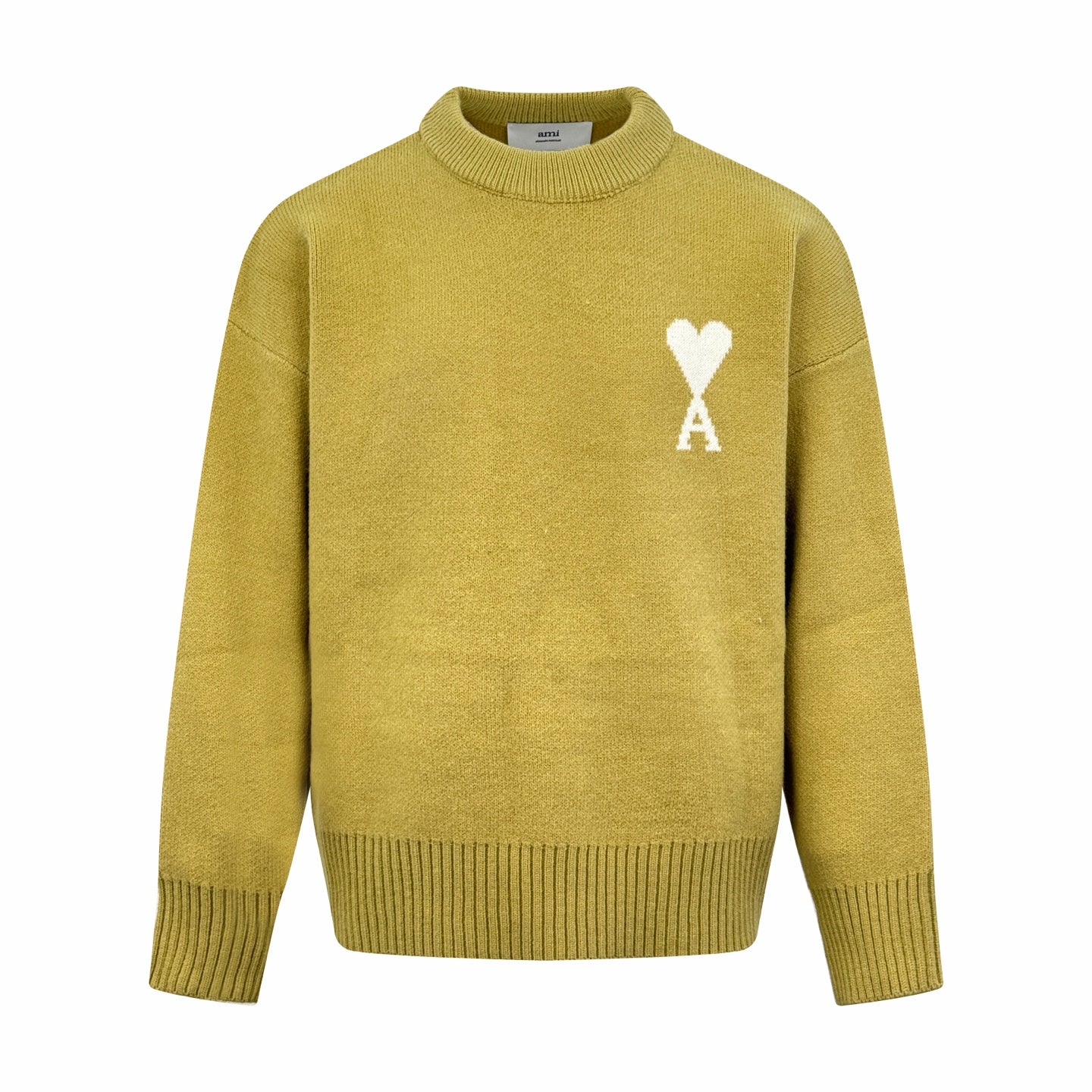 2026 New Heart A Jacquard Rundhals-Strickpullover (25374-B30)