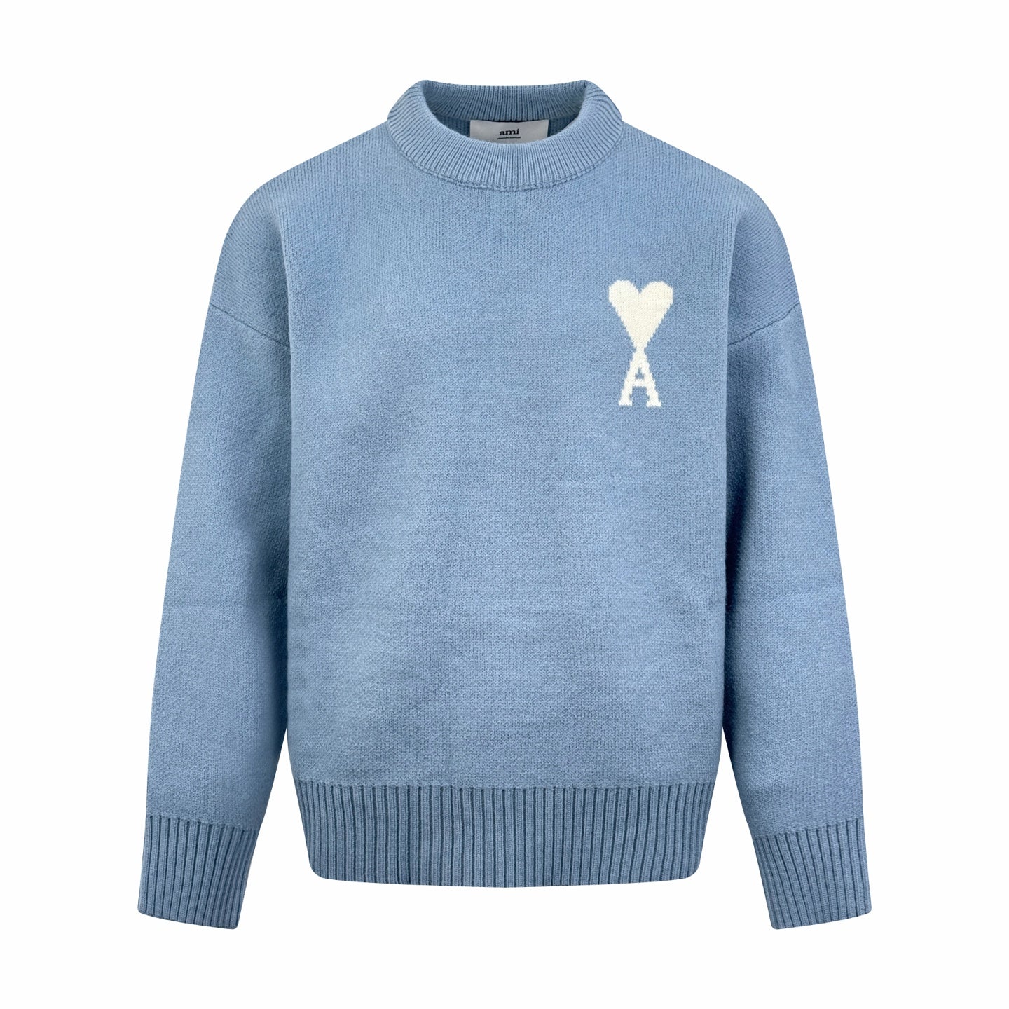 2026 New Heart A Jacquard Rundhals-Strickpullover (25374-B30)