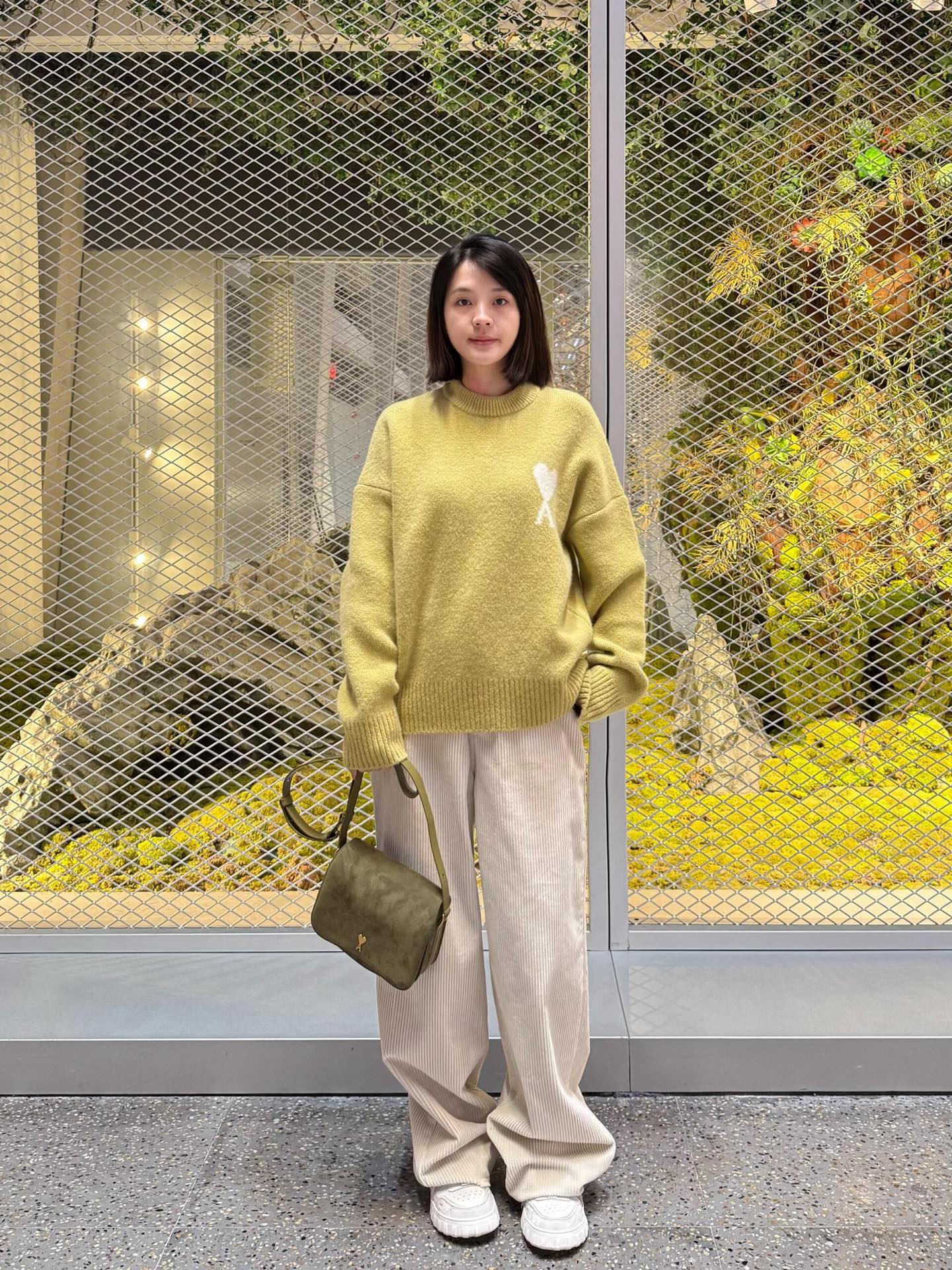 2026 New Heart A Jacquard Rundhals-Strickpullover (25374-B30)