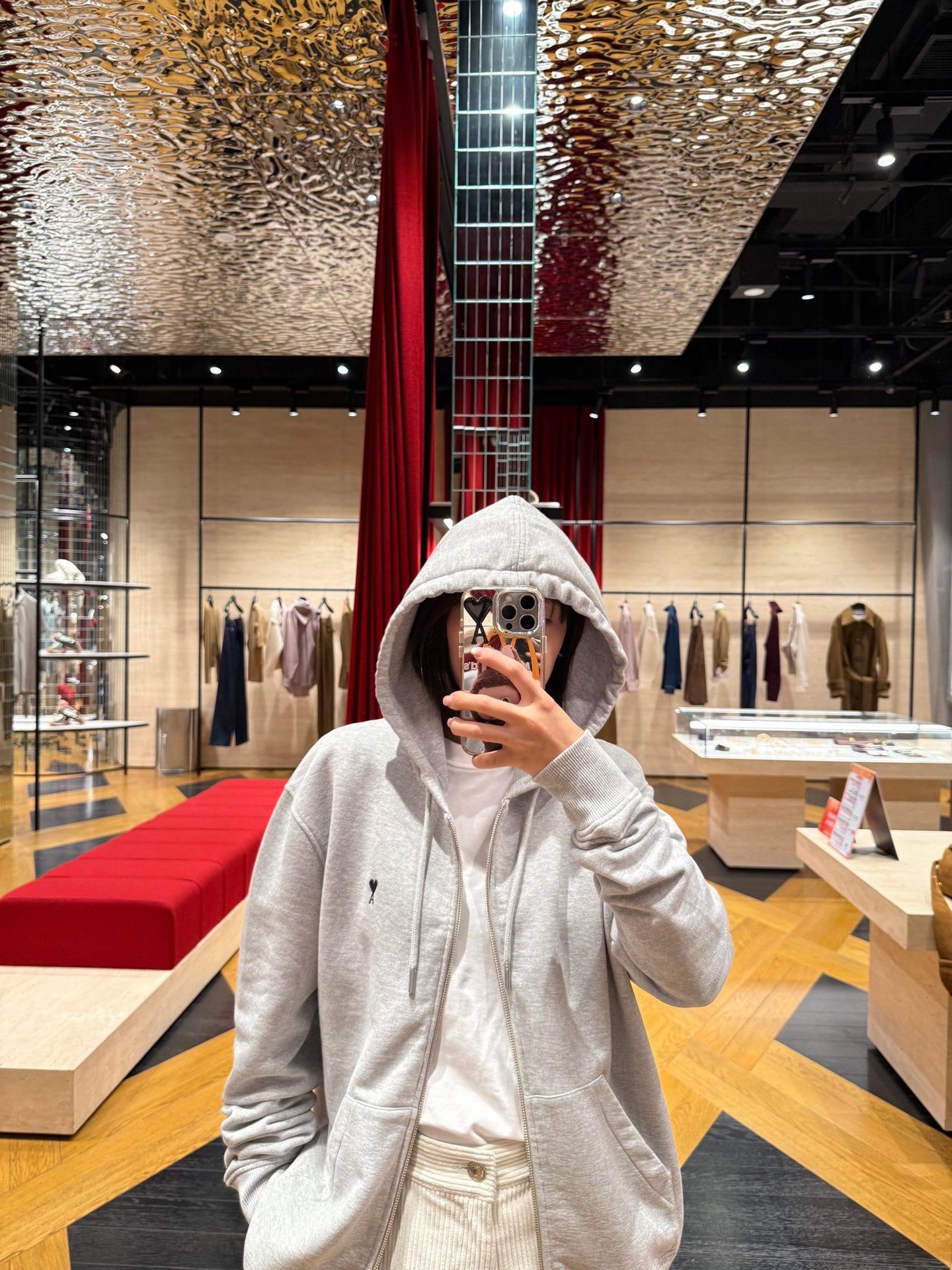 2026 New Heart A Embroidered Heart Zipper Jacket (BB717-B40)