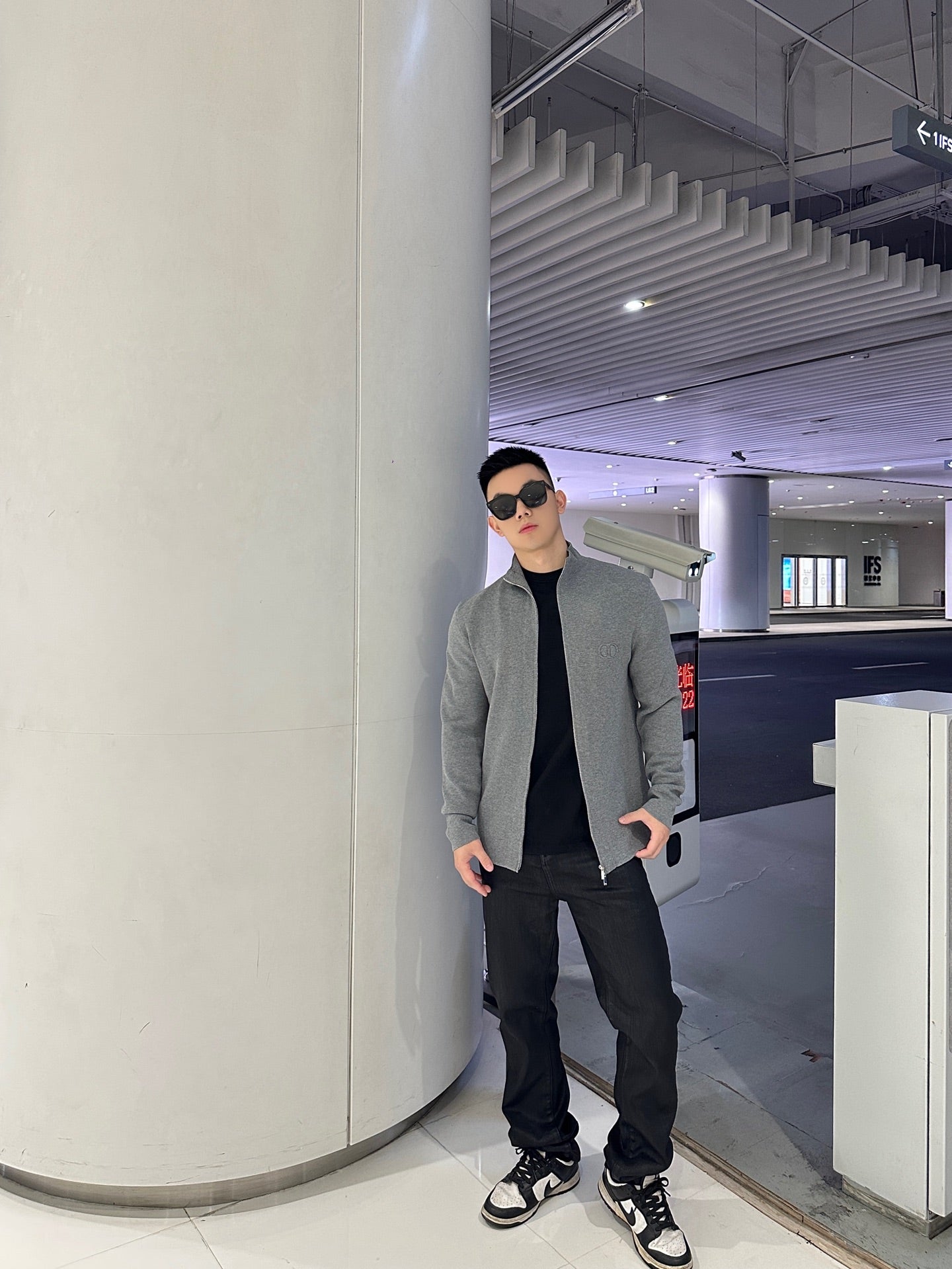 2026 New Style CD Zippered Sweater Coat (25372-B30)