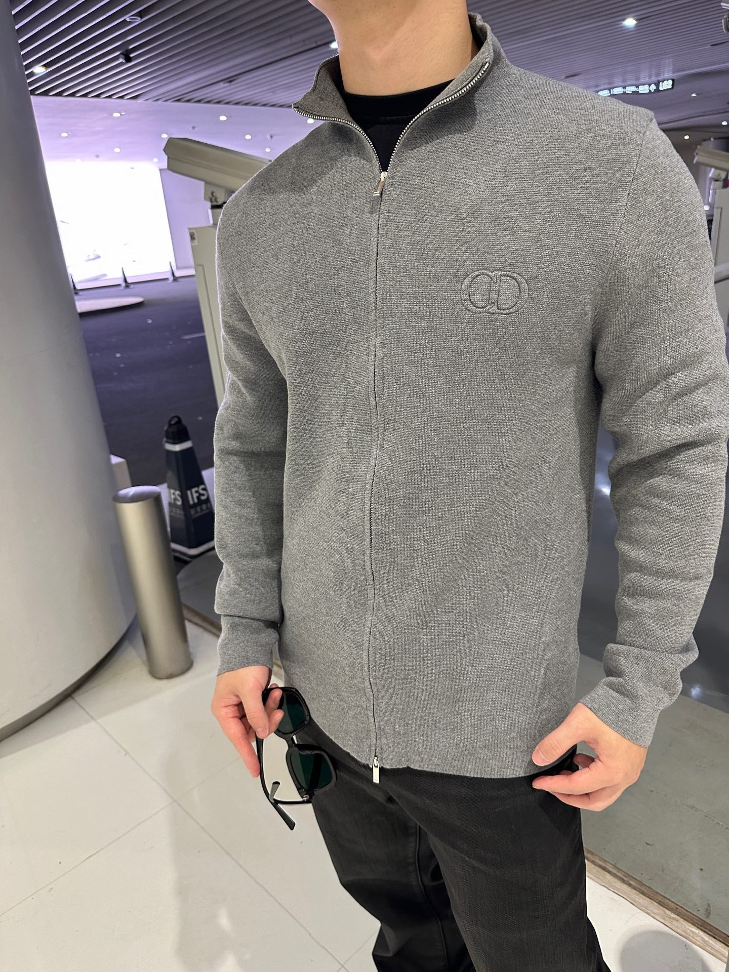 2026 New Style CD Zippered Sweater Coat (25372-B30)