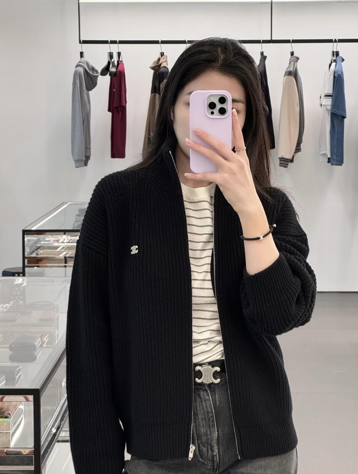 2026 New Ce Arc de Triomphe Cardigan (25199-B60)