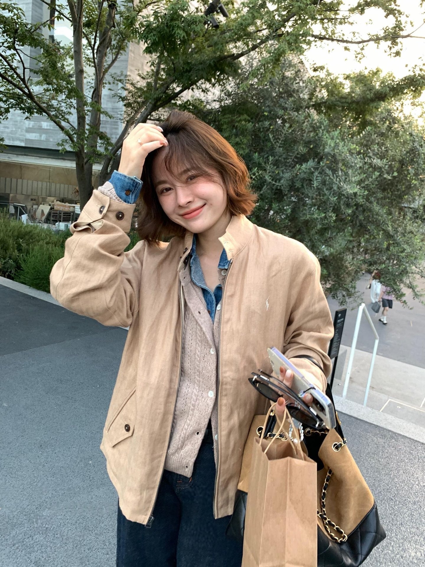 2026 New RL Logo Embroidered Double-Breasted Jacket (25298-C15)