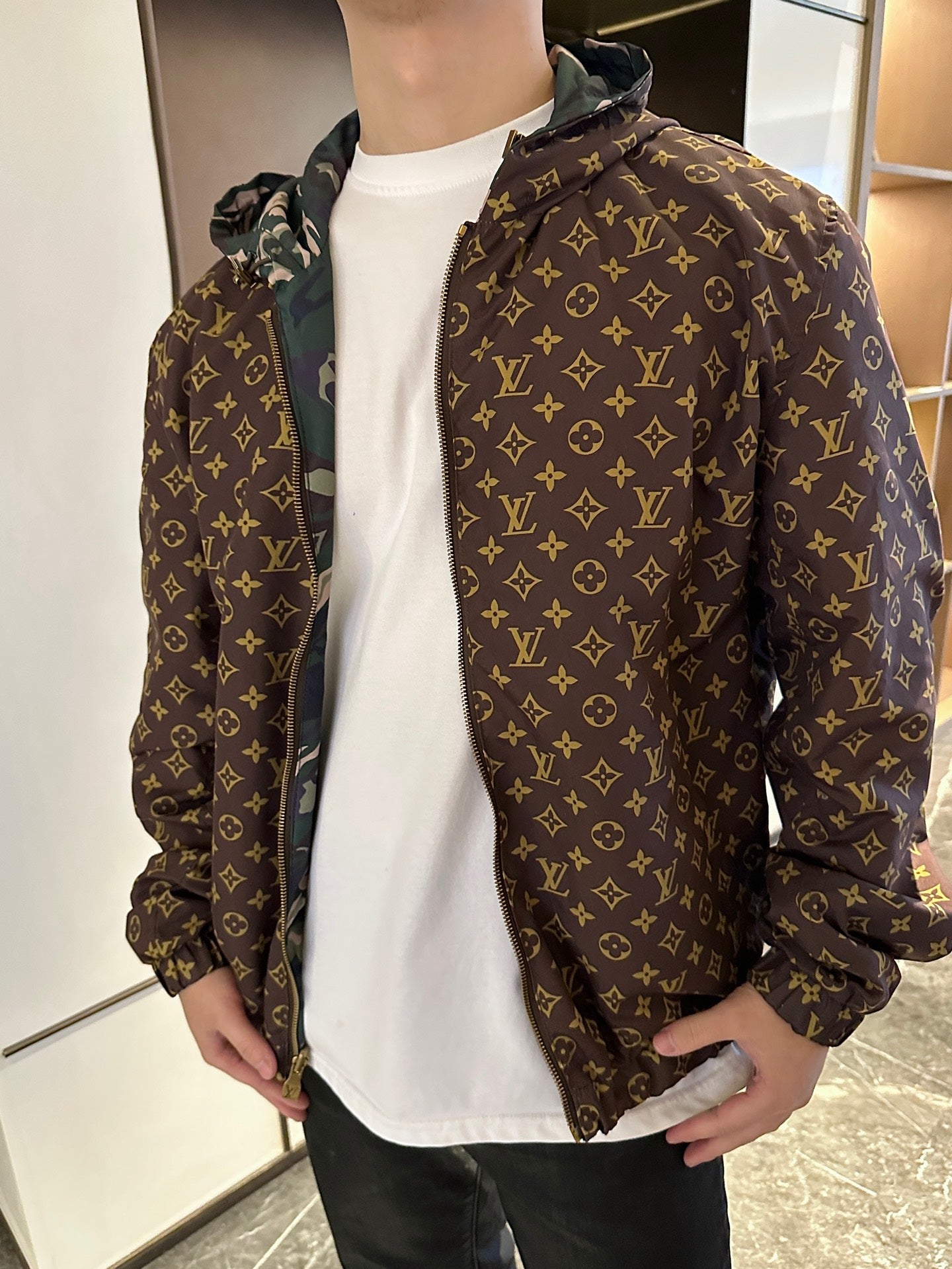 2026 New LY Logo Reversible Jacket (BB723-C20)