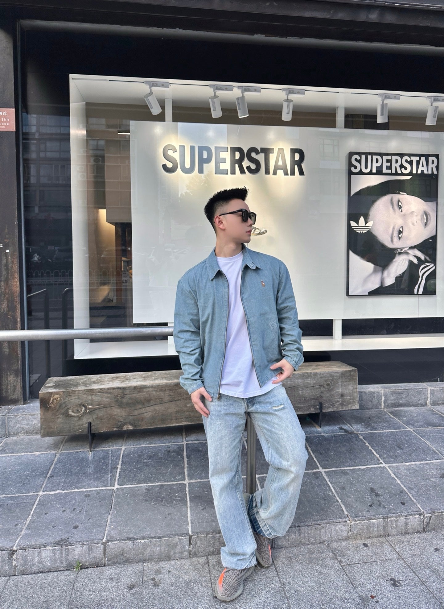 2026 New RL Colour Embroidered Denim Jacket (CC904-B60)