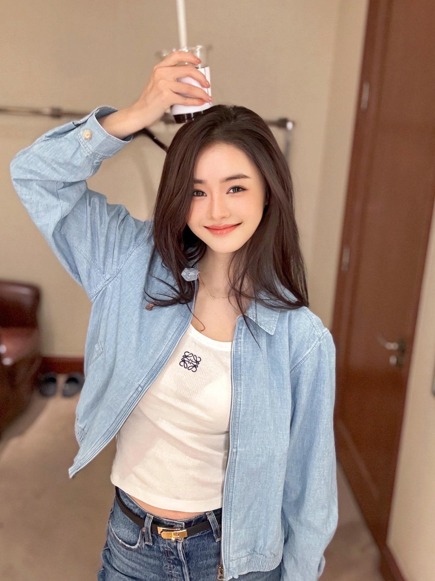 2026 New RL Colour Embroidered Denim Jacket (CC904-B60)