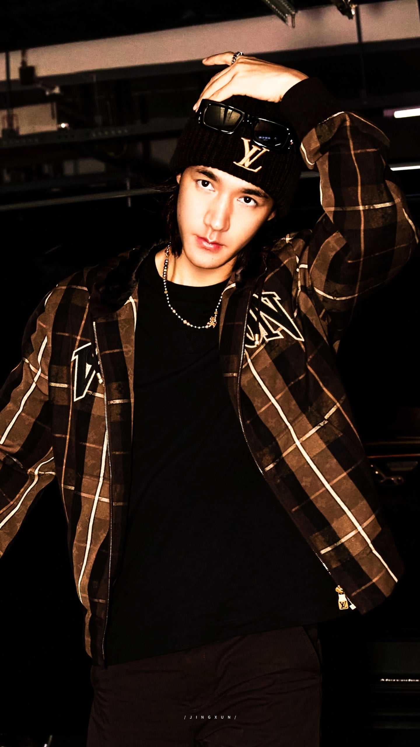 2026 New LY Logo Jacquard Hooded Jacket (25386-C10)