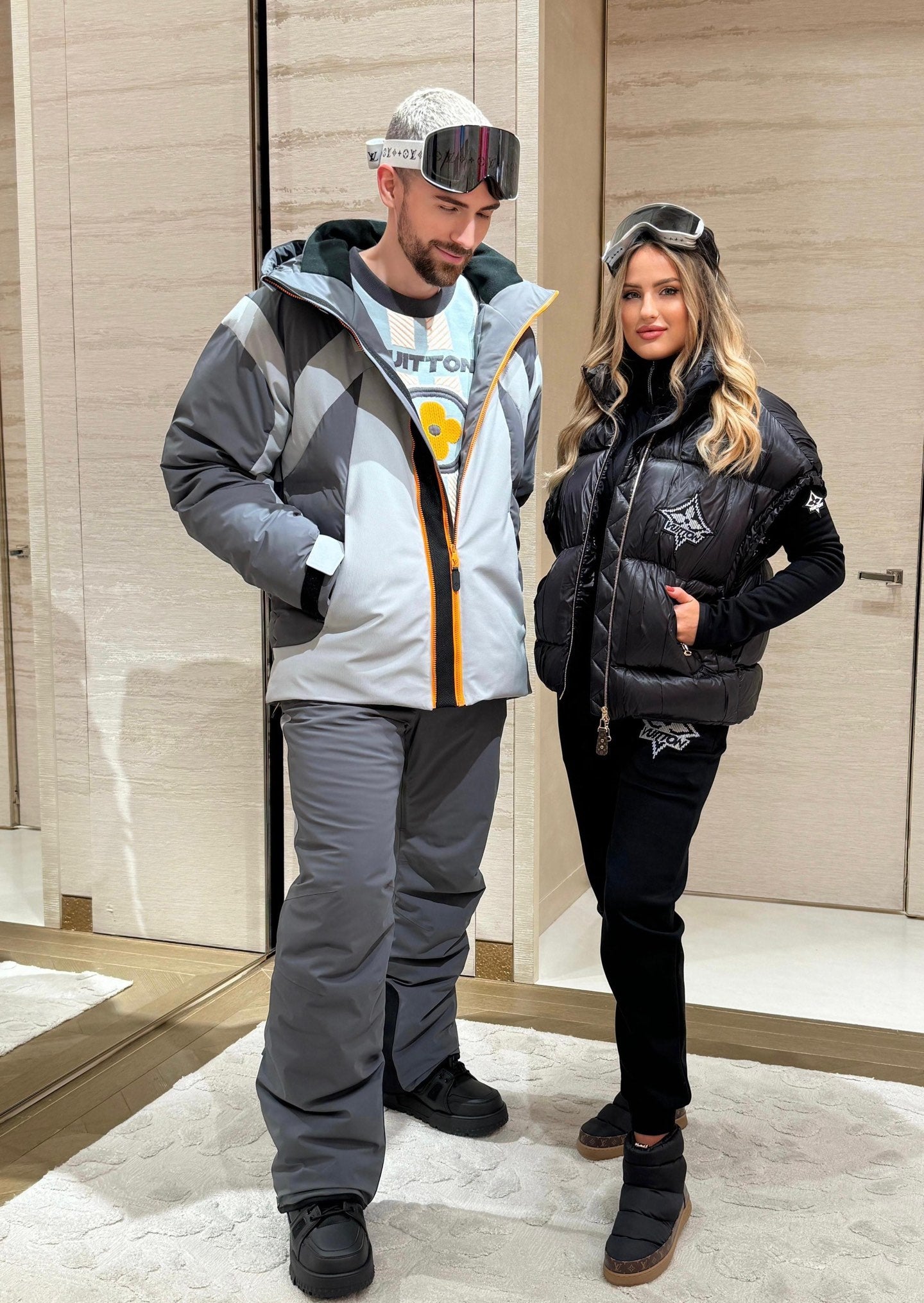 2026 New LY Floral Ski Down Jacket (25353-F60)