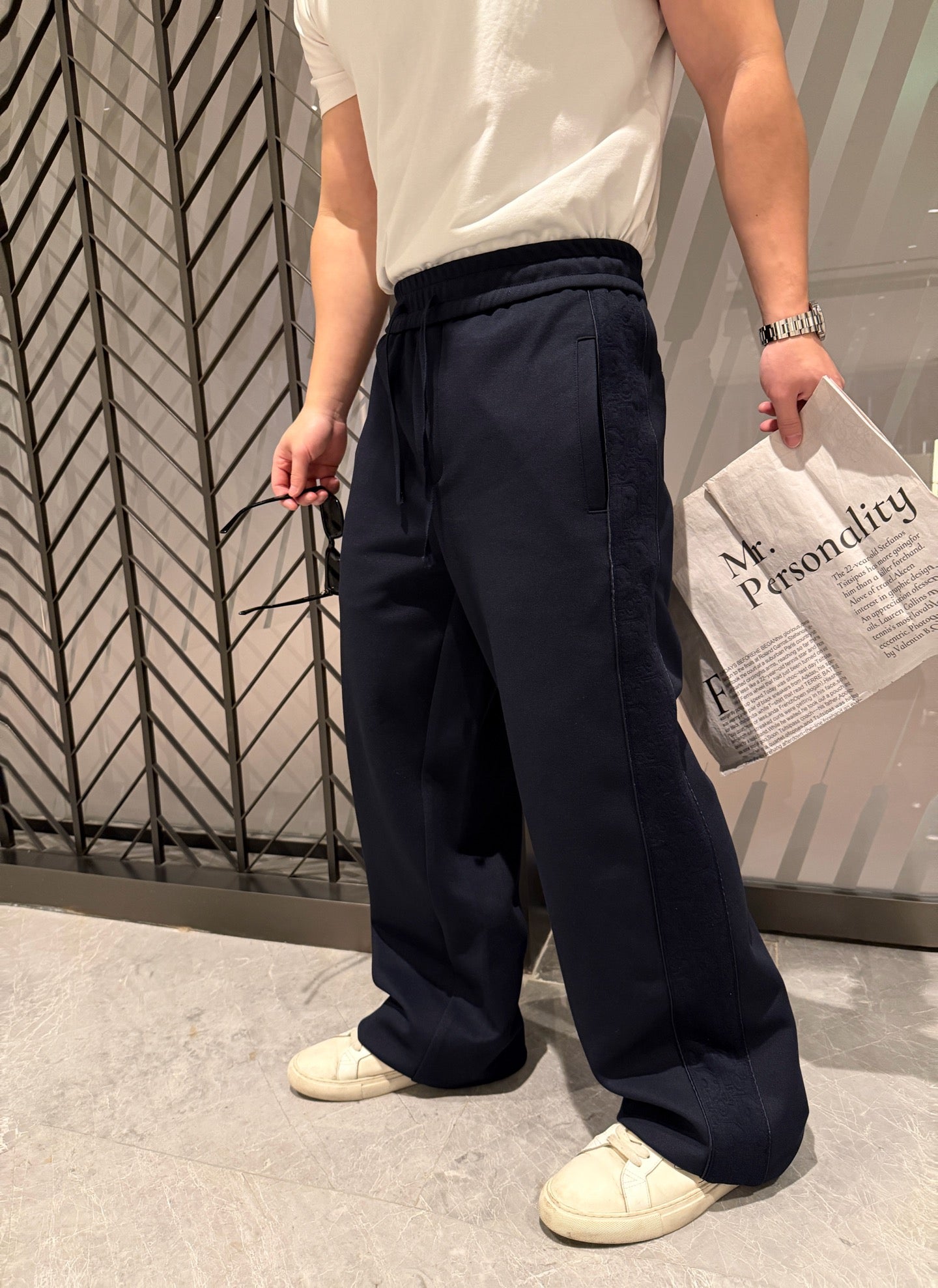 2026 New Style CD Embroidered Casual Pants (BB741-B35)