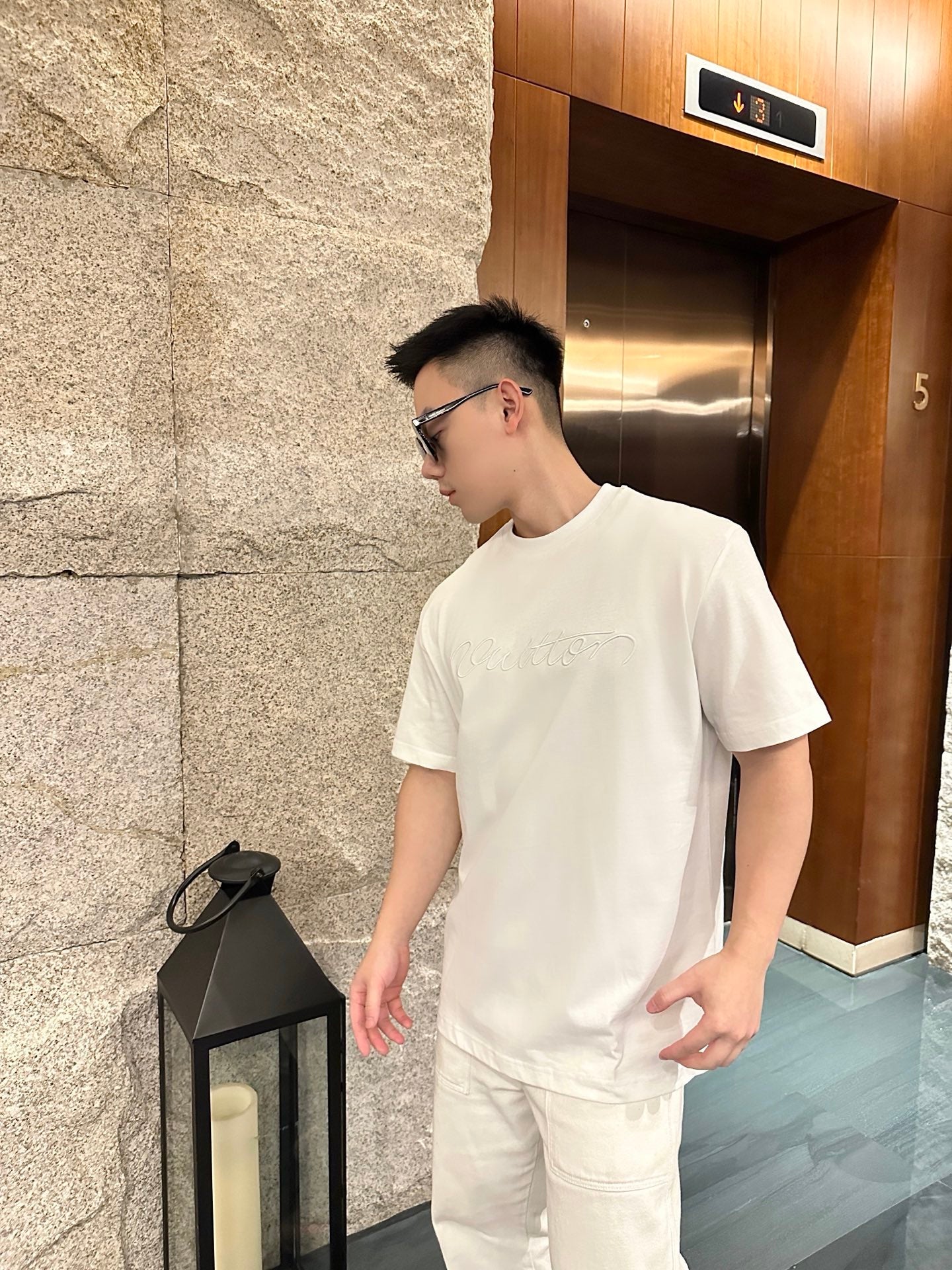 2026 New LY Signature Embroidered Short-Sleeved Shirt (AA523-A15)