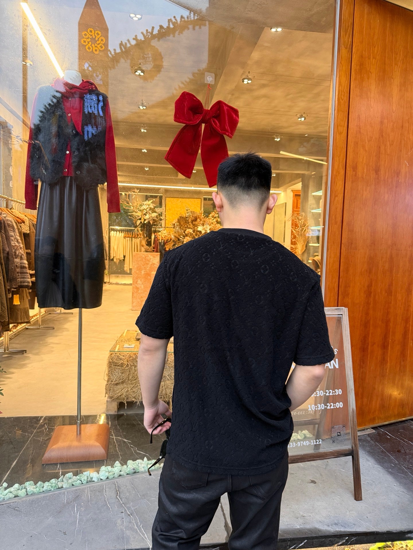 2026 New LY Embossed Terry T-Shirt (25325-A20)