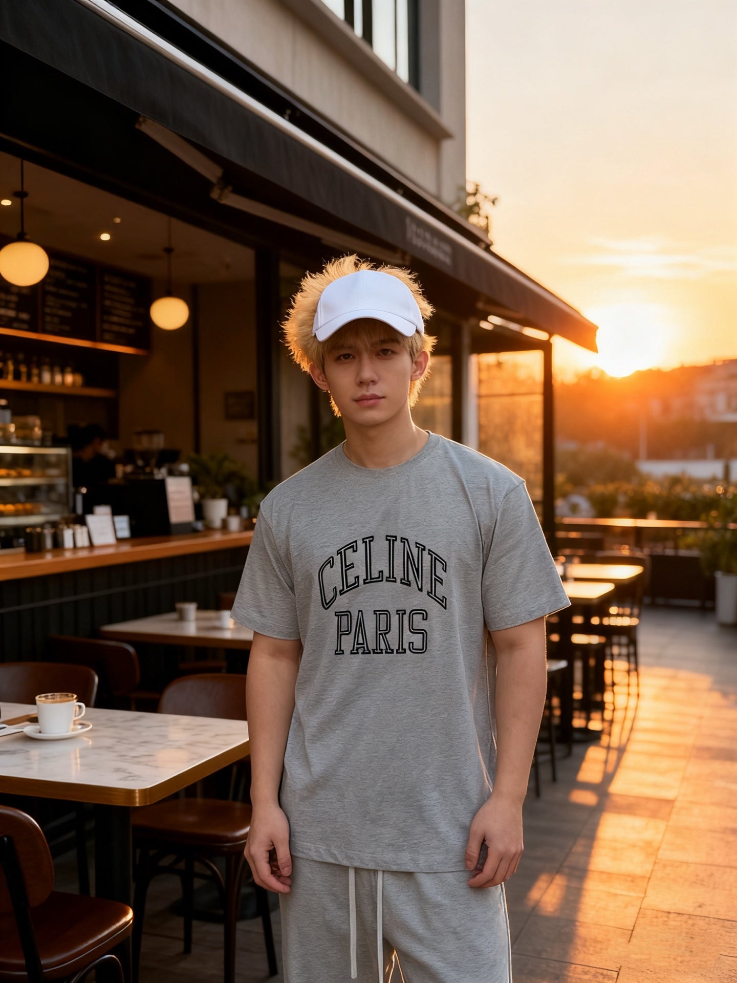 2026 New Ce Flocked Letter T-Shirt (AA533-A10)