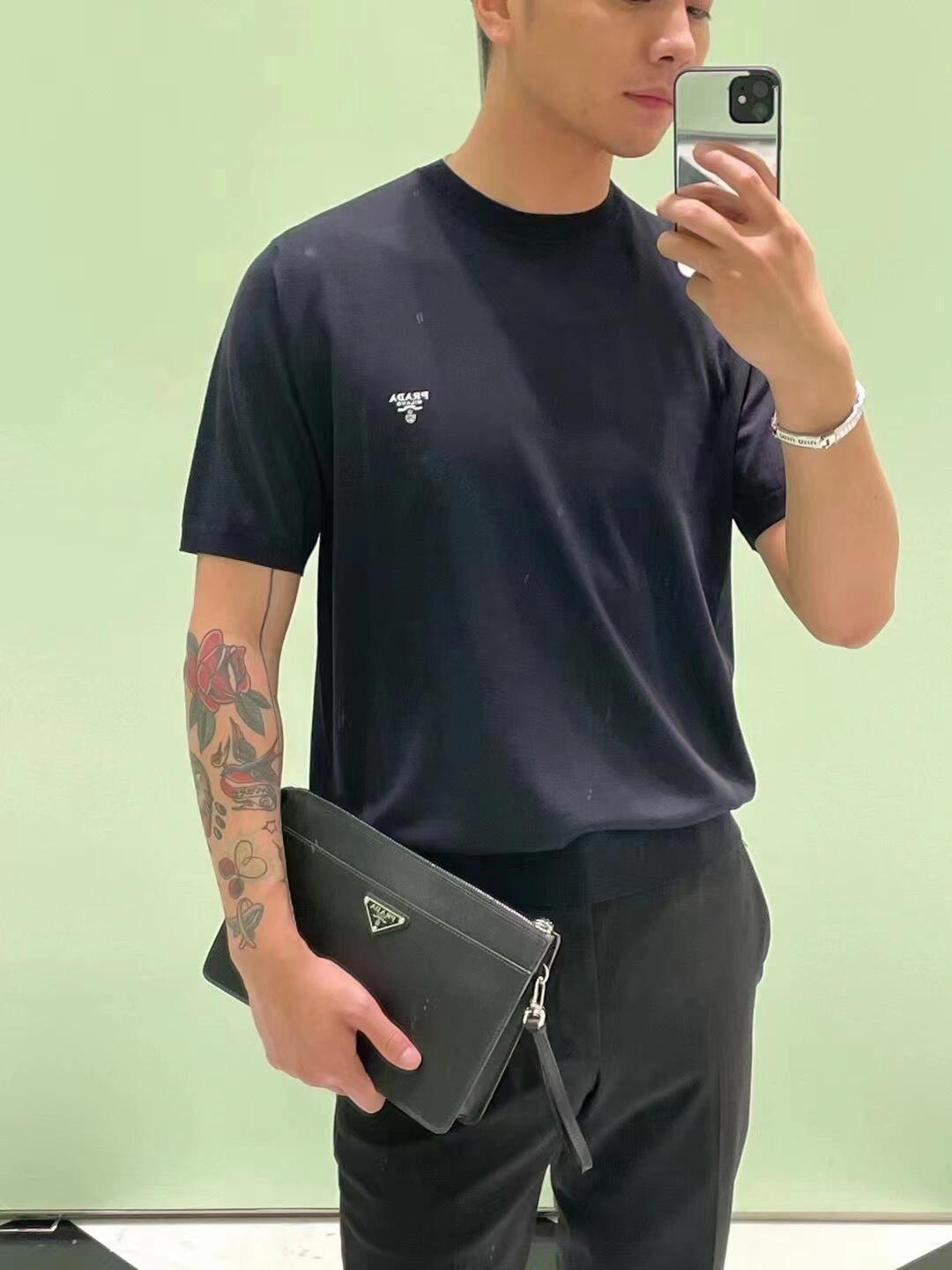 2026 New Triangle Brand Embroidered T-Shirt (AA541-A50)