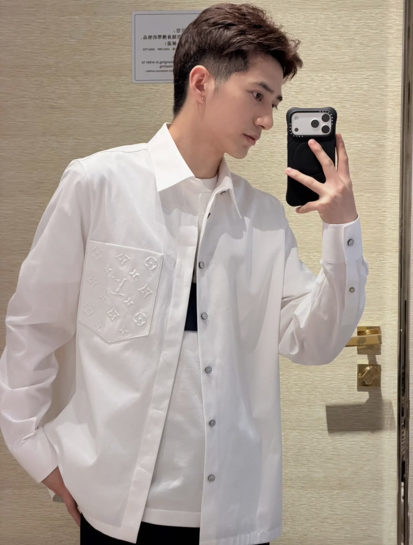 2026 New Model LY Embossed Pocket Shirt (BB783-B25)