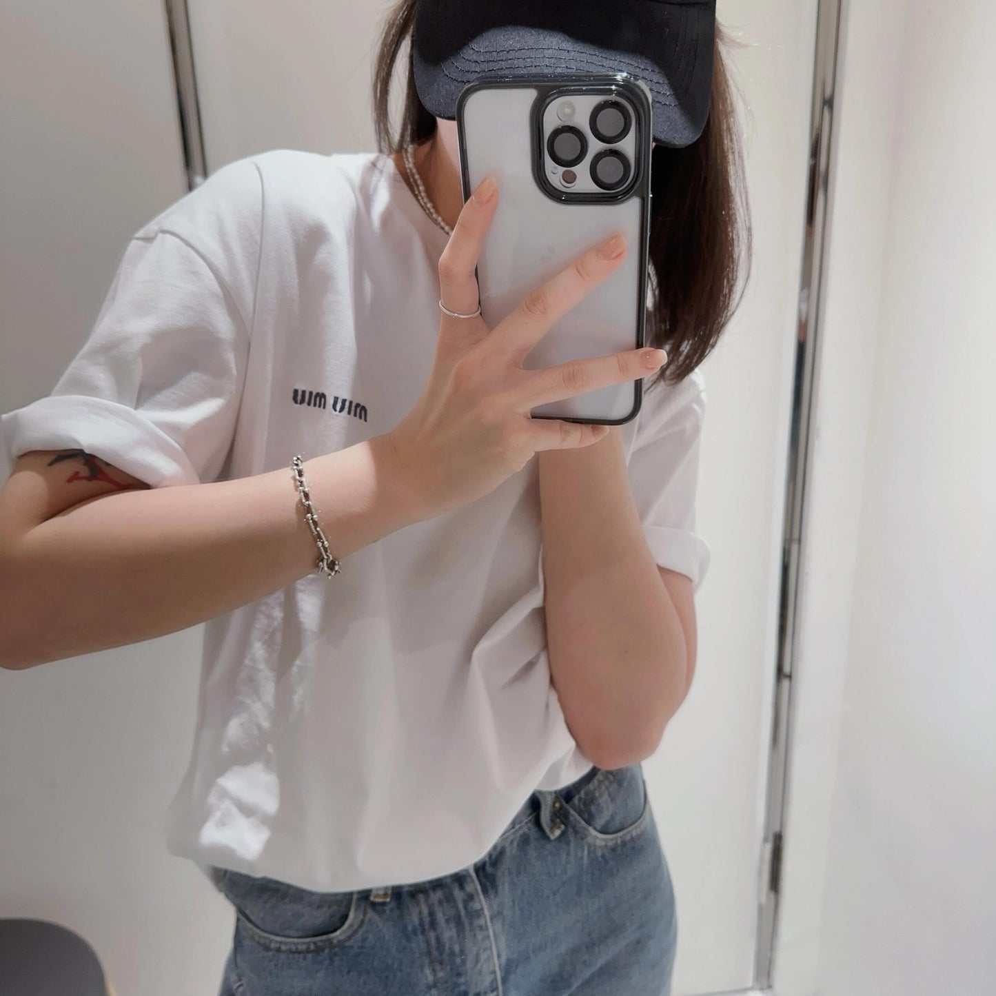 2026 New MM Embroidered Logo Short-Sleeve Shirt (CC943-A00)