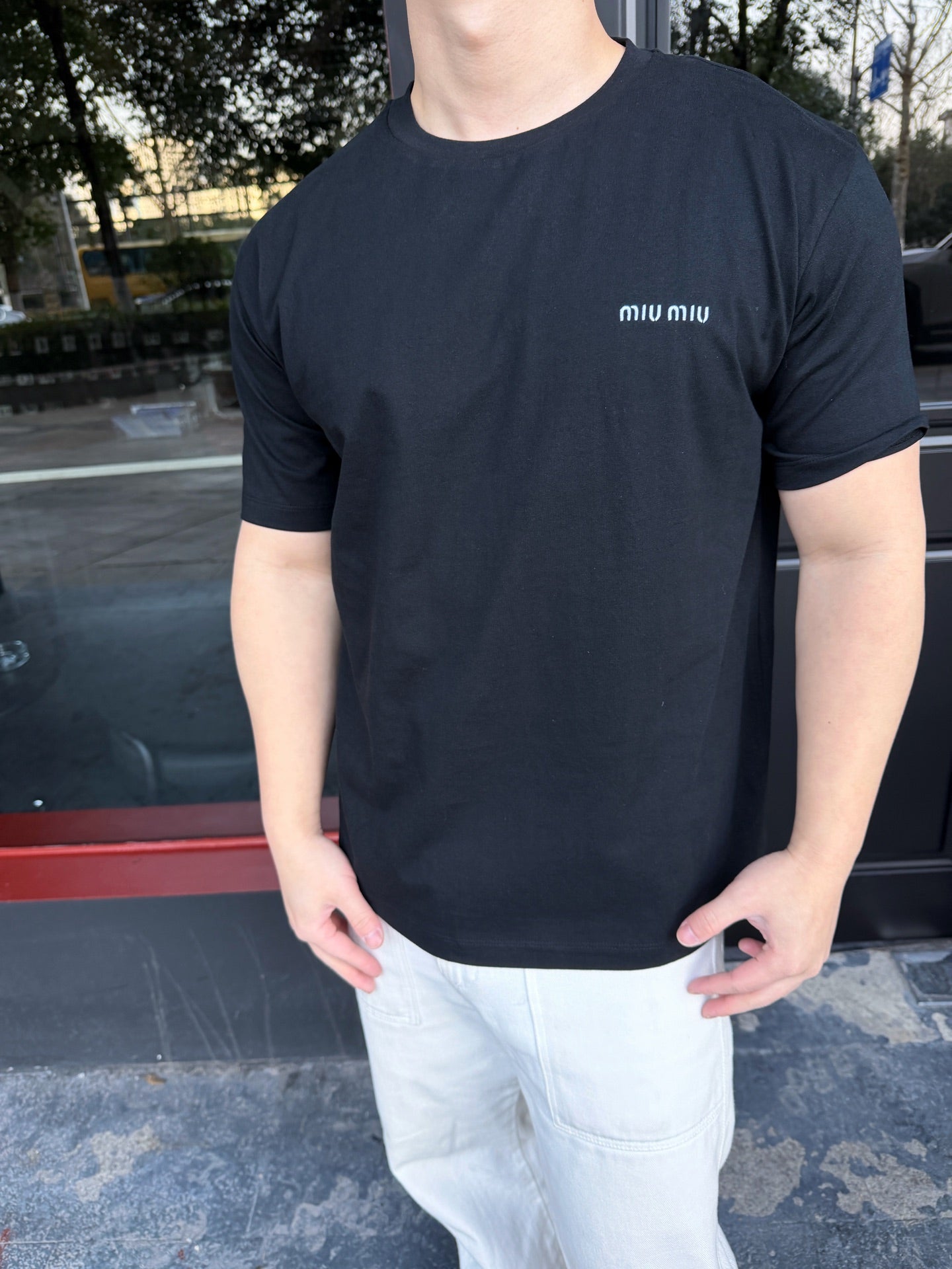 2026 New MM Embroidered Logo Short-Sleeve Shirt (CC943-A00)
