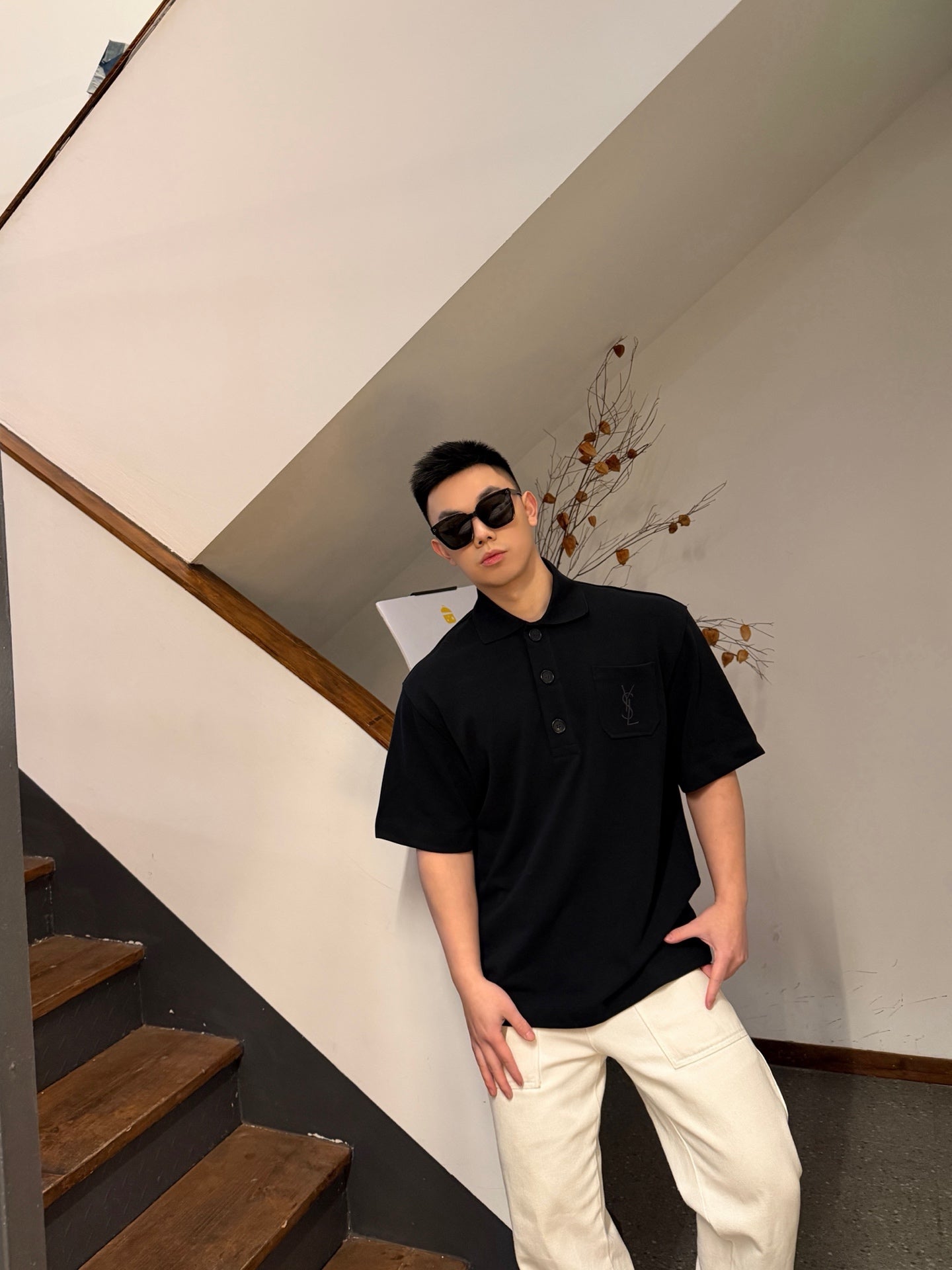 2026 New Saint L Embroidered Logo Polo Shirt (BB786-A50)