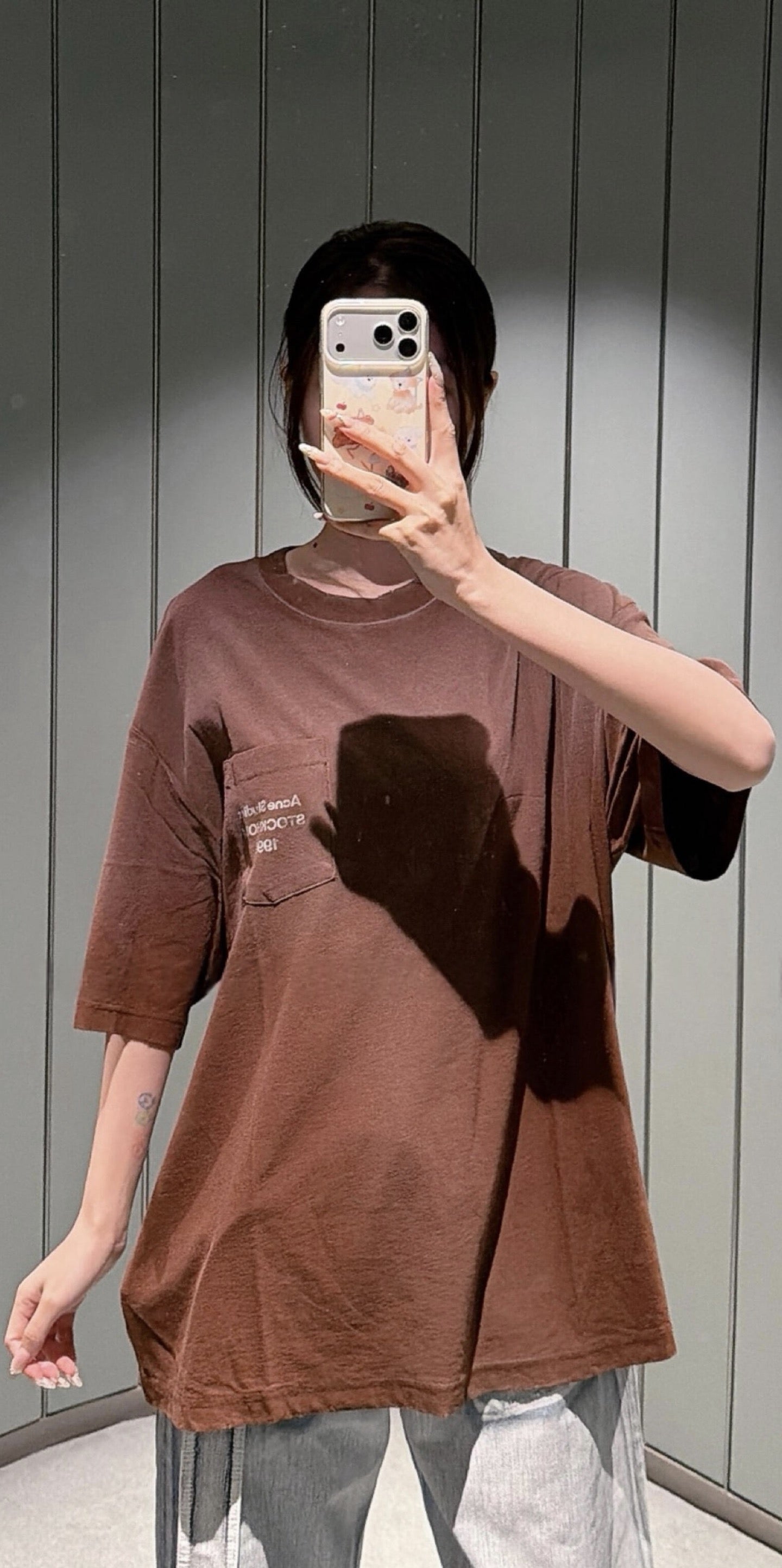 2026 Neues CE-beflocktes Buchstaben-T-Shirt (AA533-A10)
