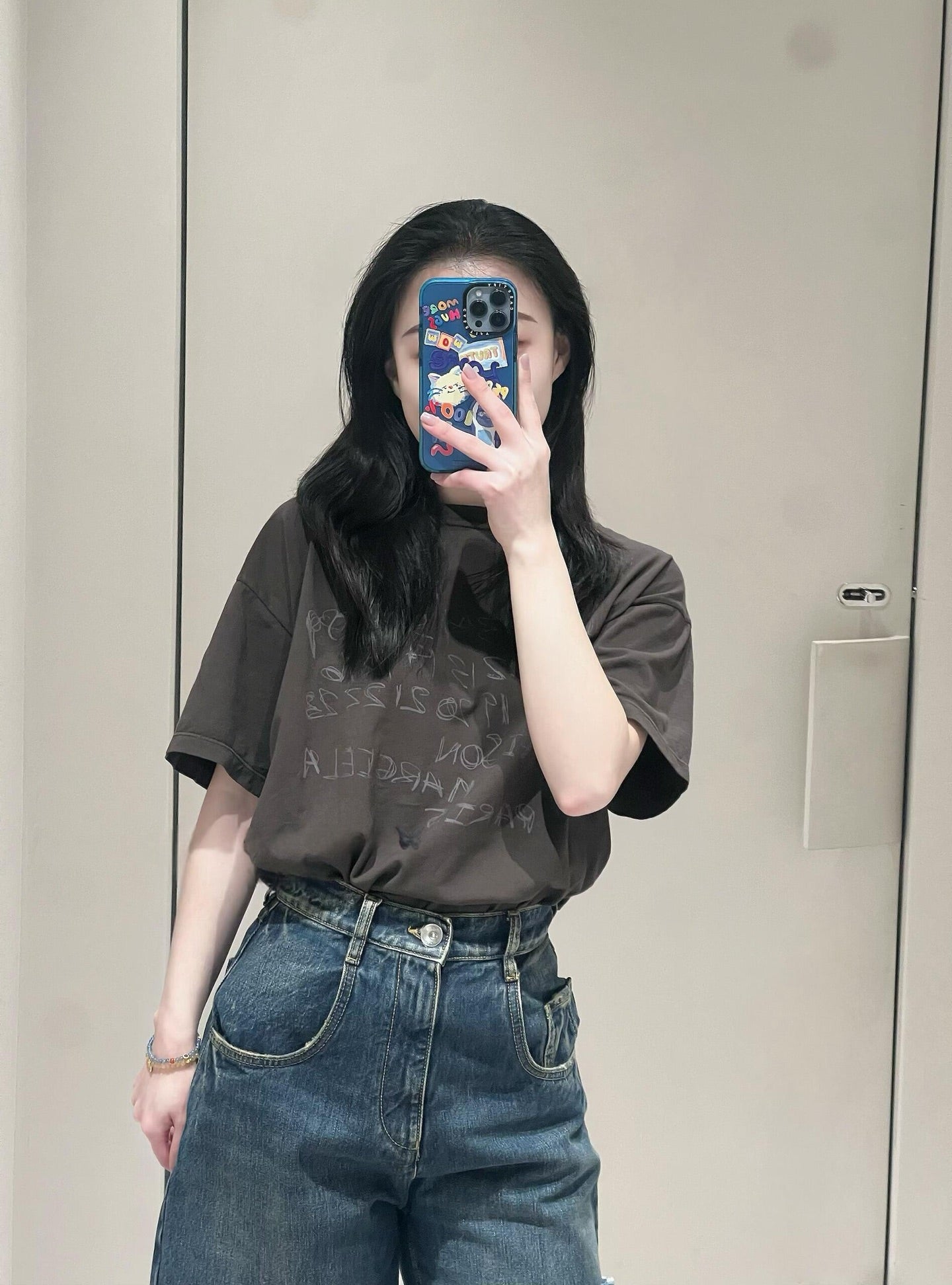 2026 New Mai Digital Graffiti Short-Sleeve Shirt (CC946-A10)
