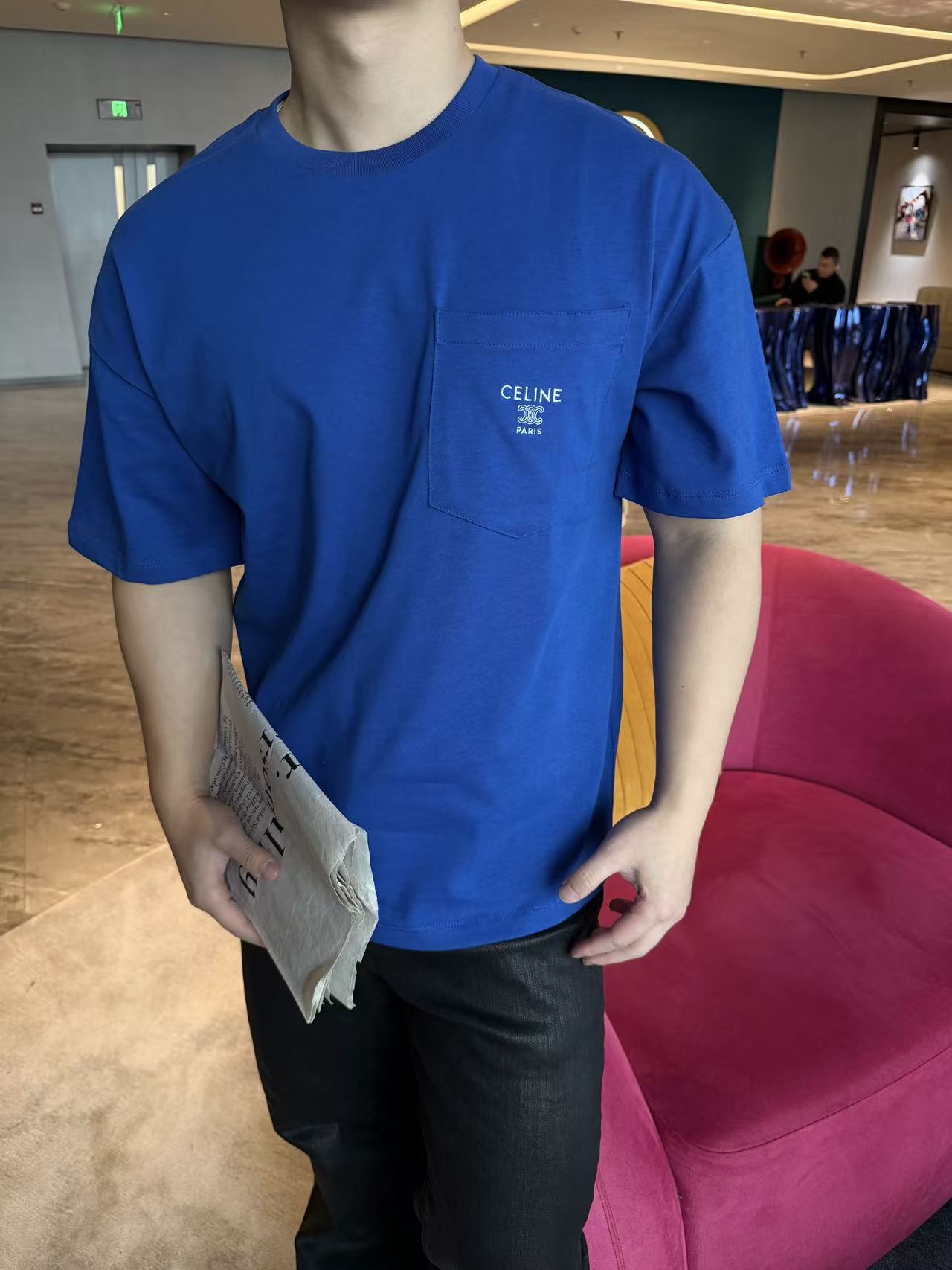 2026 New Ce Embroidered Pocket Short Sleeve (BB754-A15)