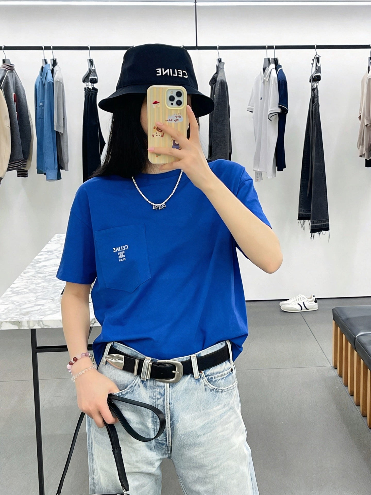 2026 New Ce Embroidered Pocket Short Sleeve (BB754-A15)