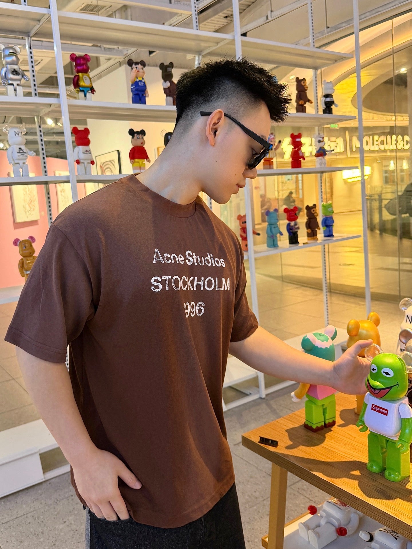 2026 New Acn Short-Sleeved T-Shirt with Distressed Printed Logo (CC953-A15)