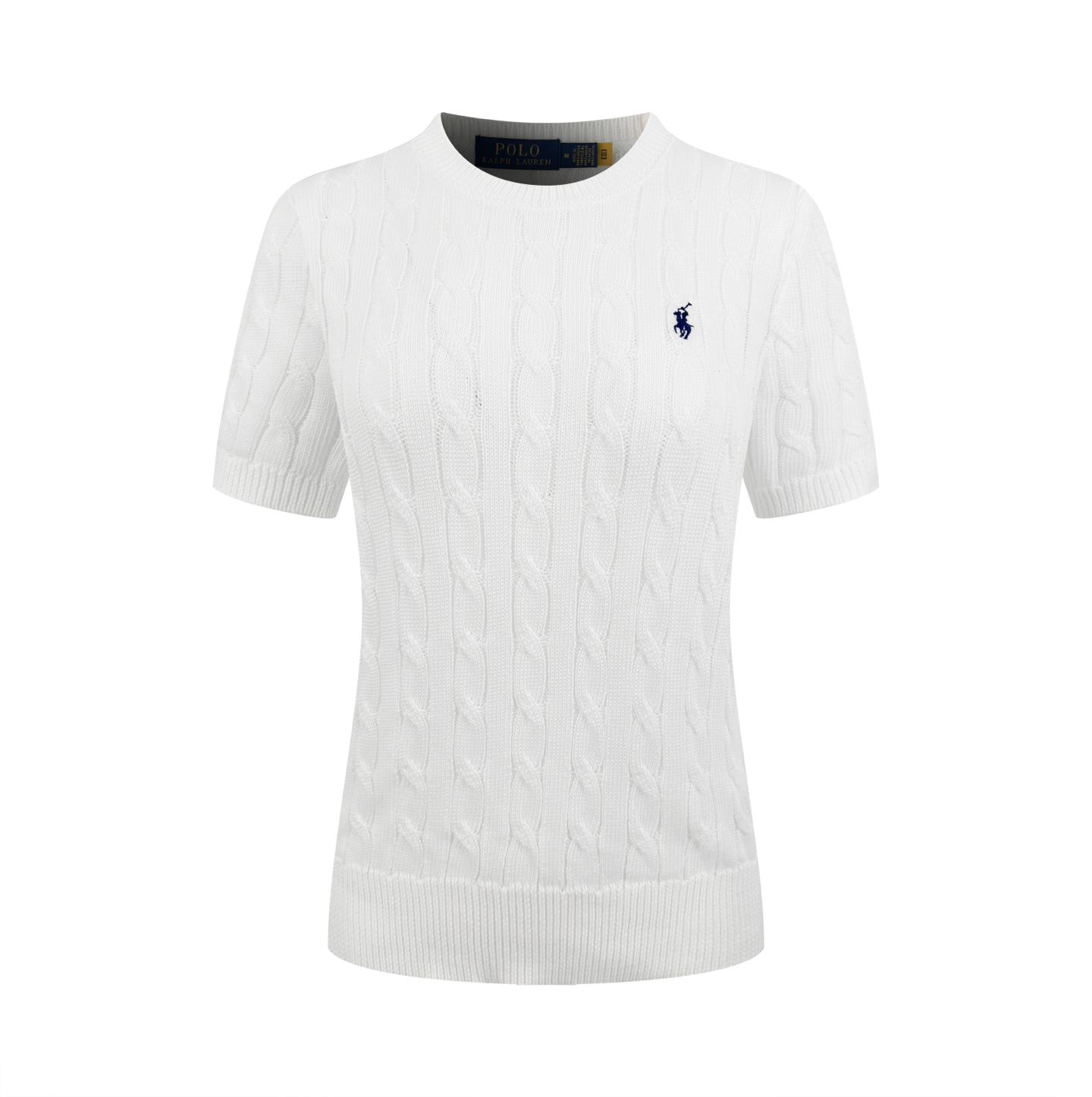 2026 Women’s RL Twisted-Knit Short-Sleeved Jumper (FF720)