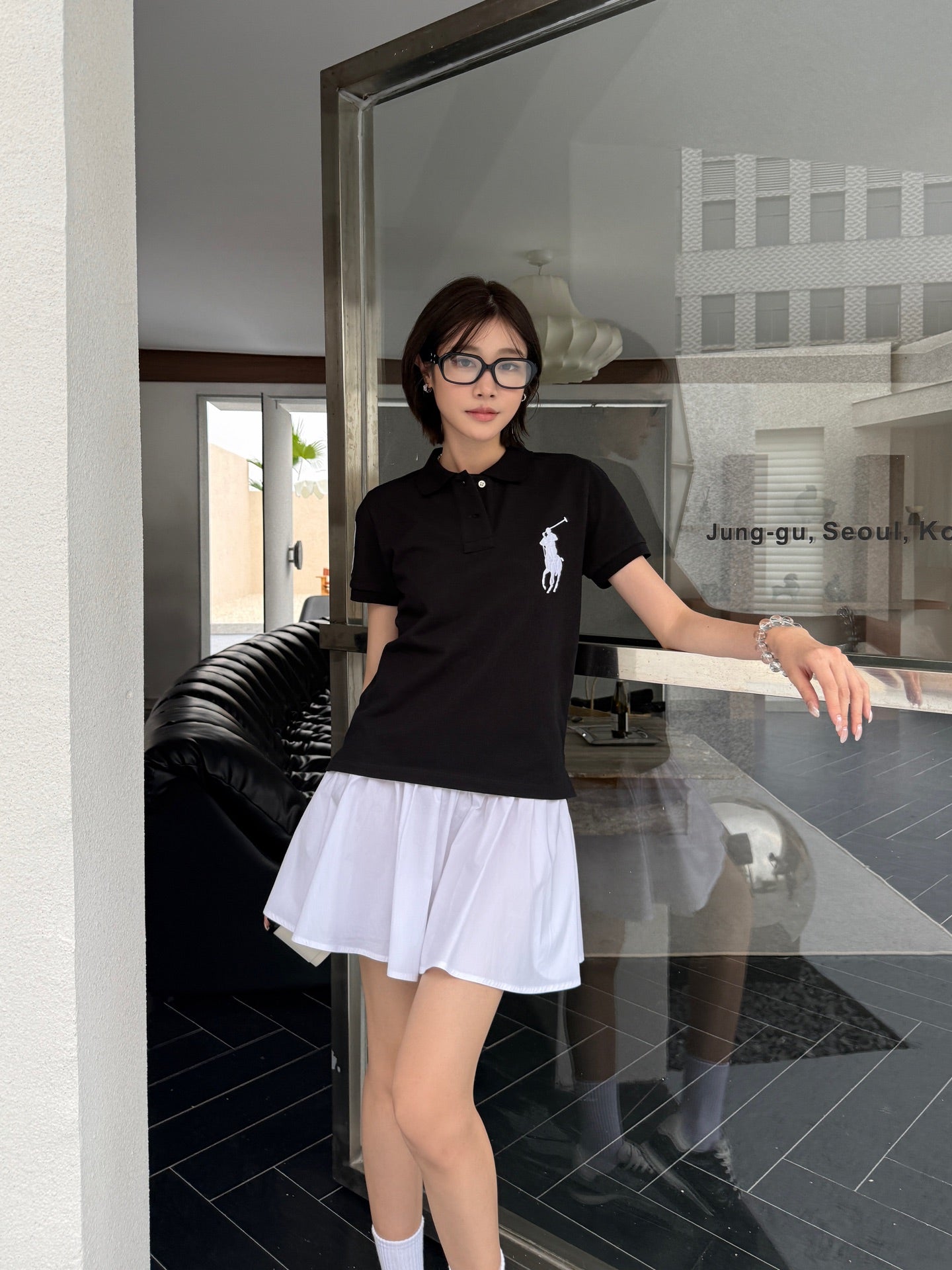 2026 Women’s RL Large Embroidered Logo Polo Shirt (FF714)