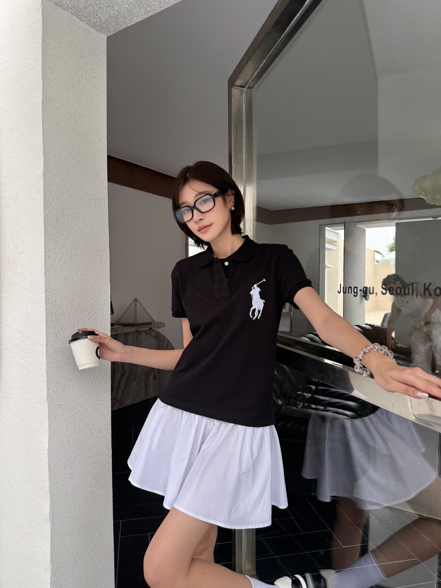 2026 Women’s RL Large Embroidered Logo Polo Shirt (FF714)
