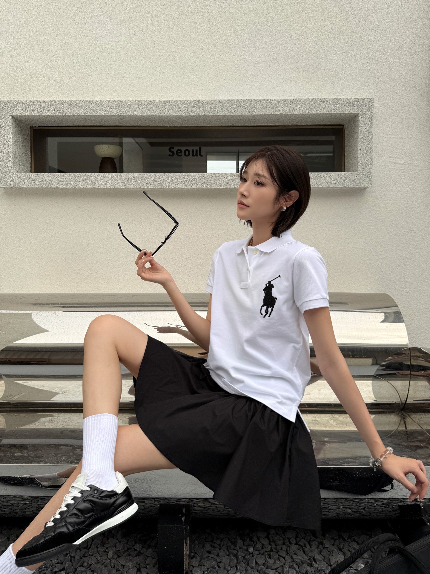 2026 Women’s RL Large Embroidered Logo Polo Shirt (FF714)