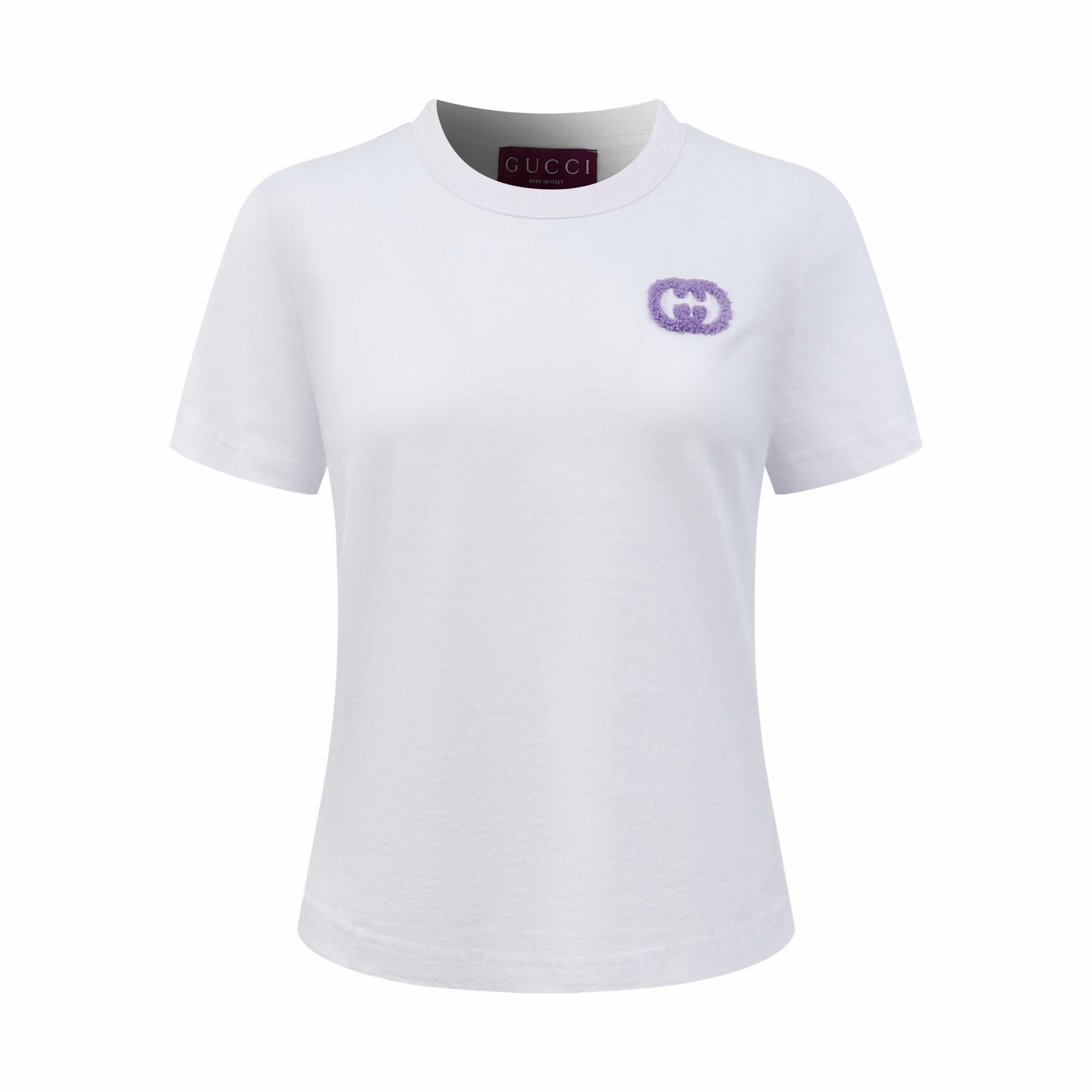 2026 Women’s GU Embellished Interlocking Short-Sleeved Top (DD107)