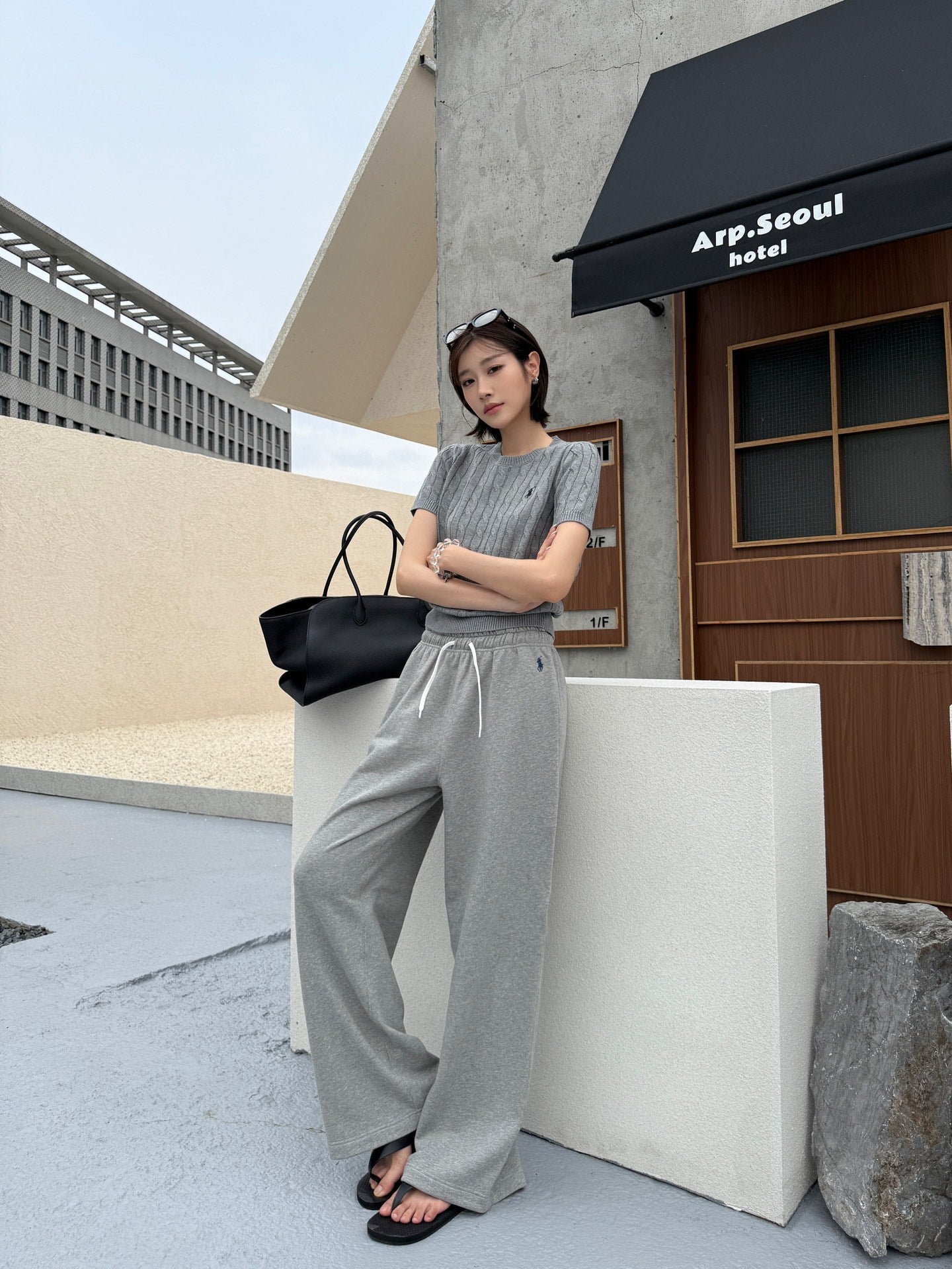 2026 Women’s RL Embroidered Casual Trousers  (FF727)