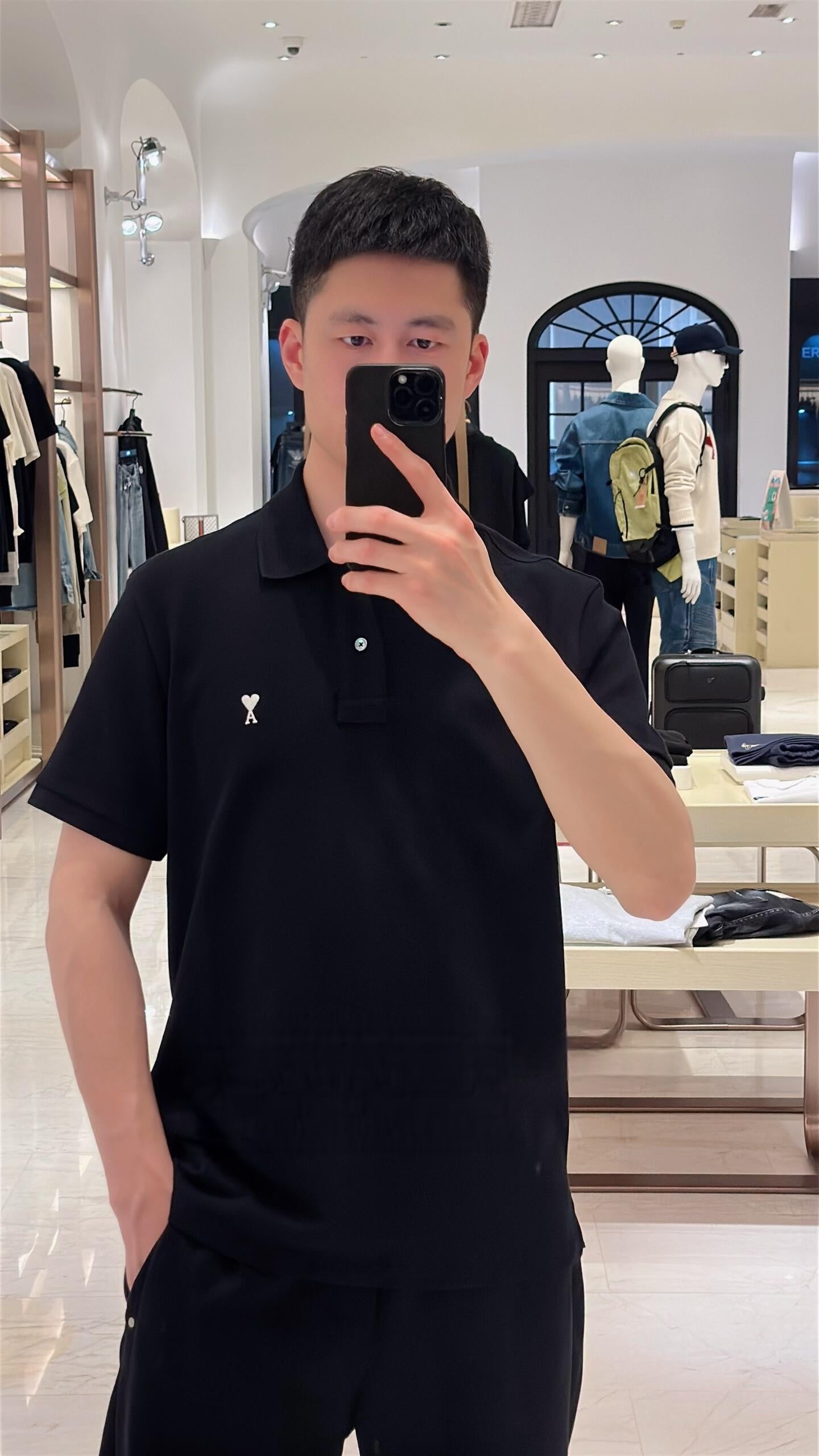 2026 Nova Sankta L Brodita Stria Poloĉemizo (MM025-A55)