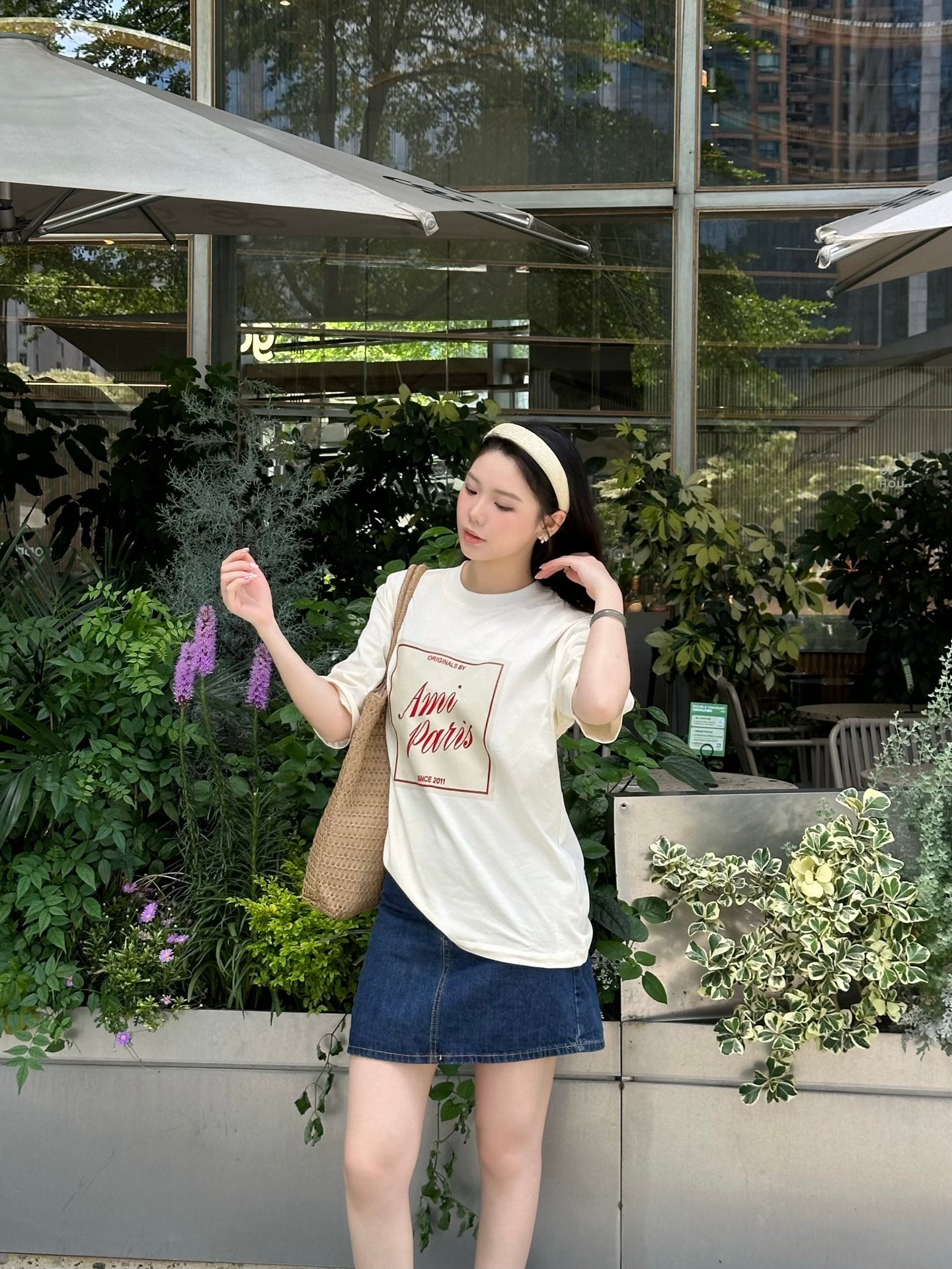 2026 Women’s Heart A Retro Print Short-Sleeved T-Shirt (EE421)