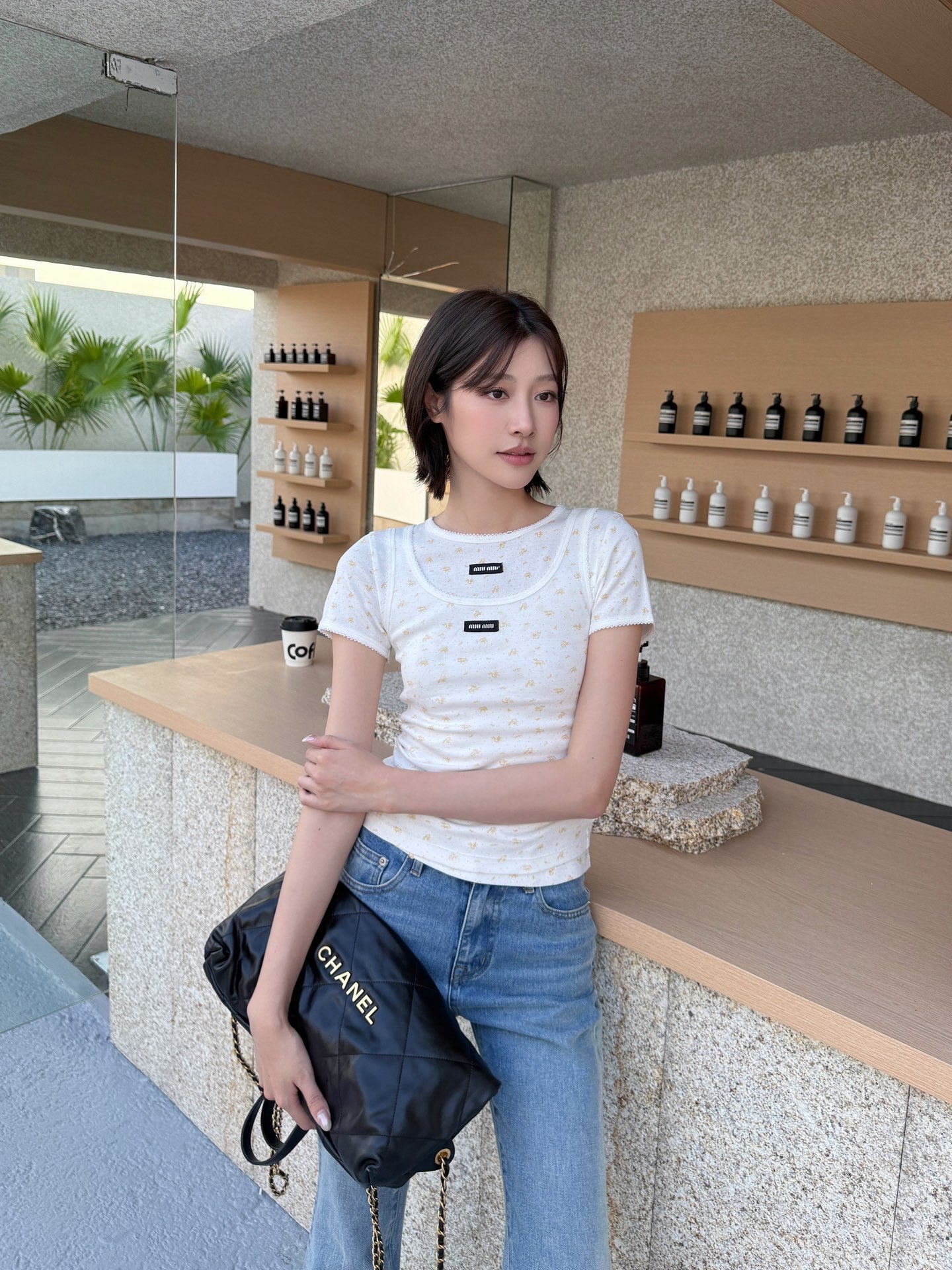 2026 Women’s MM Floral Short-Sleeved T-Shirt (FF745)