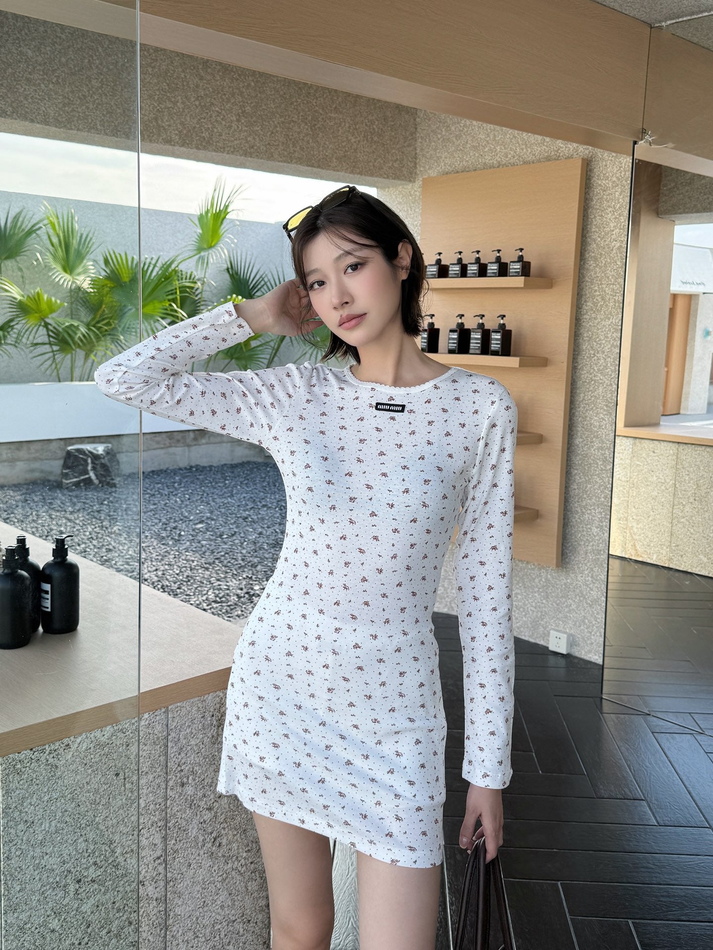 2026 Women’s MM Floral Long-Sleeved Dress (FF746)