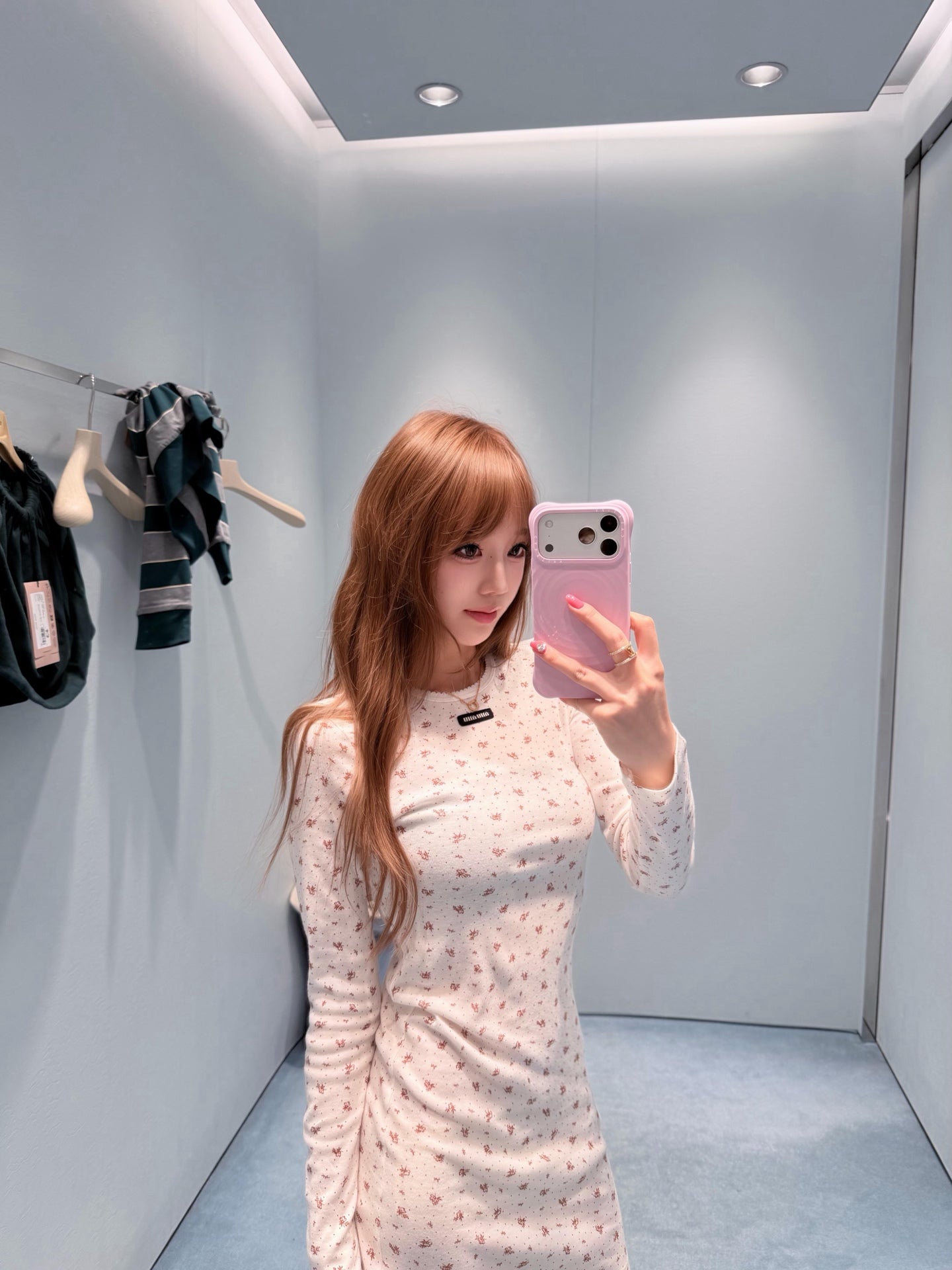 2026 Women’s MM Floral Long-Sleeved Dress (FF746)