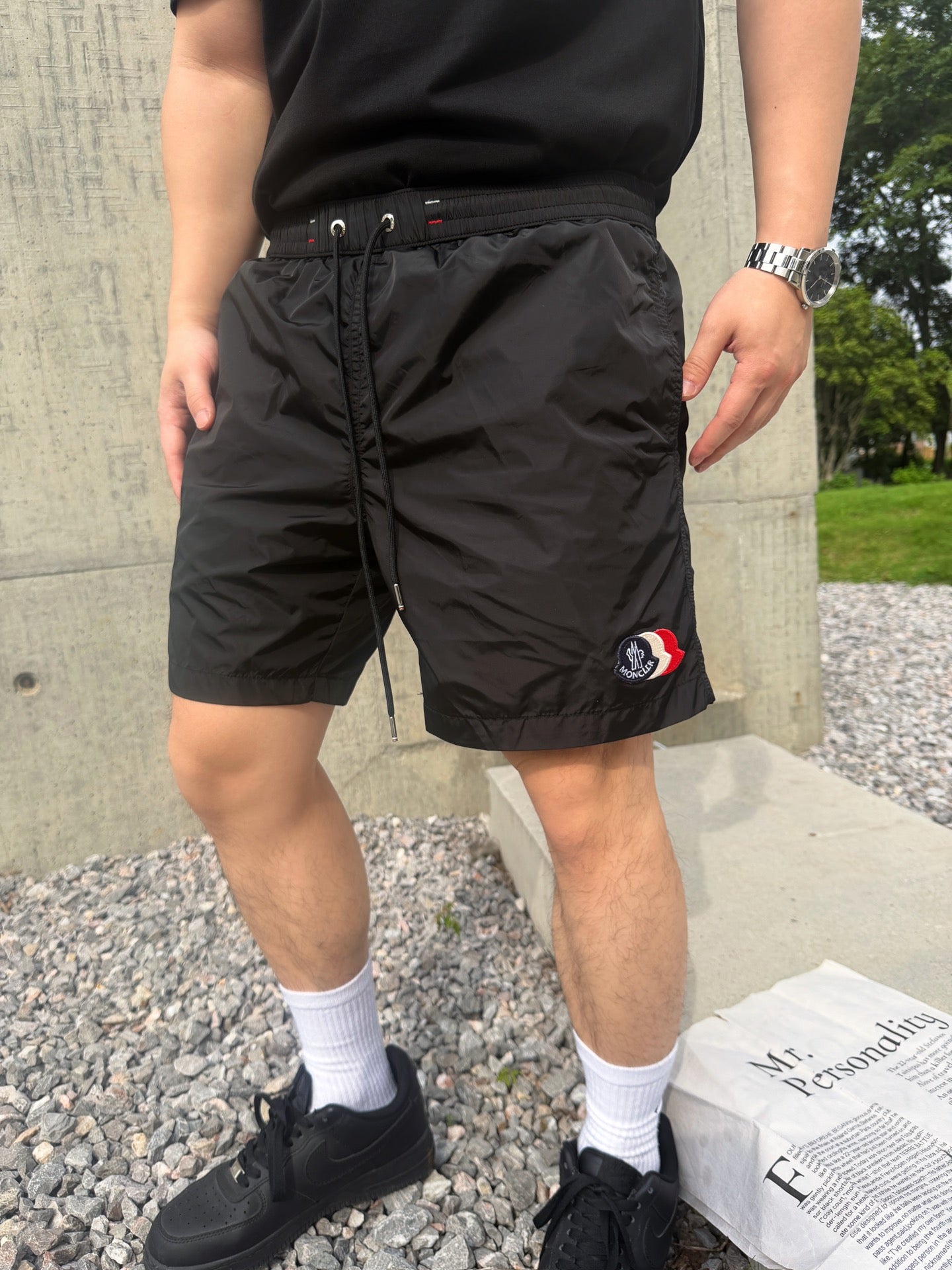 2026 New Mon Patch Logo Shorts (BB829-A40)