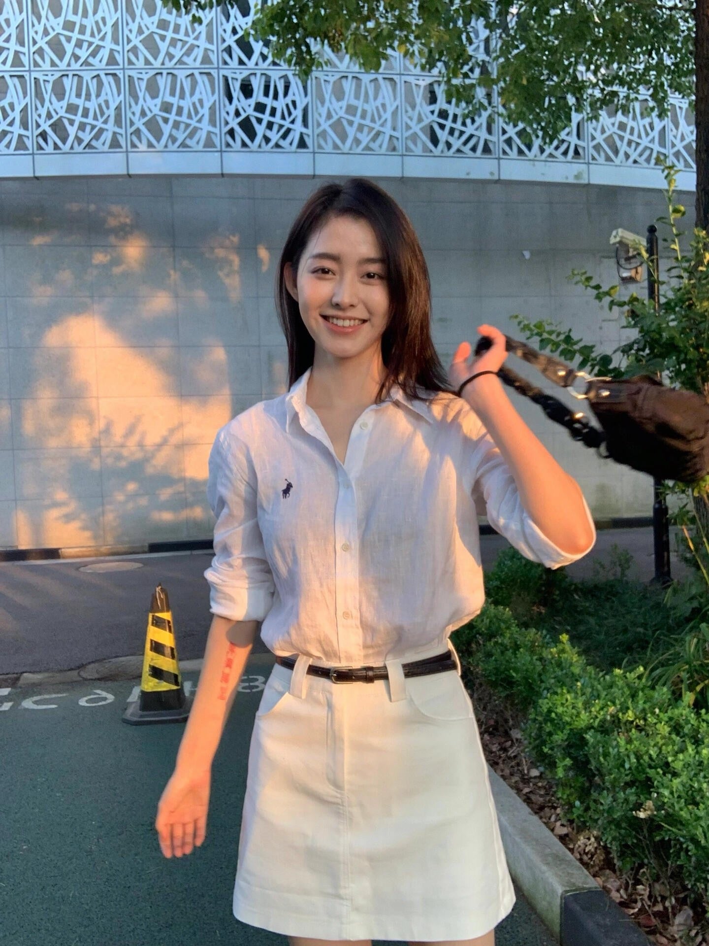 2026 Women’s RL Embroidered Linen Shirt (FF736)