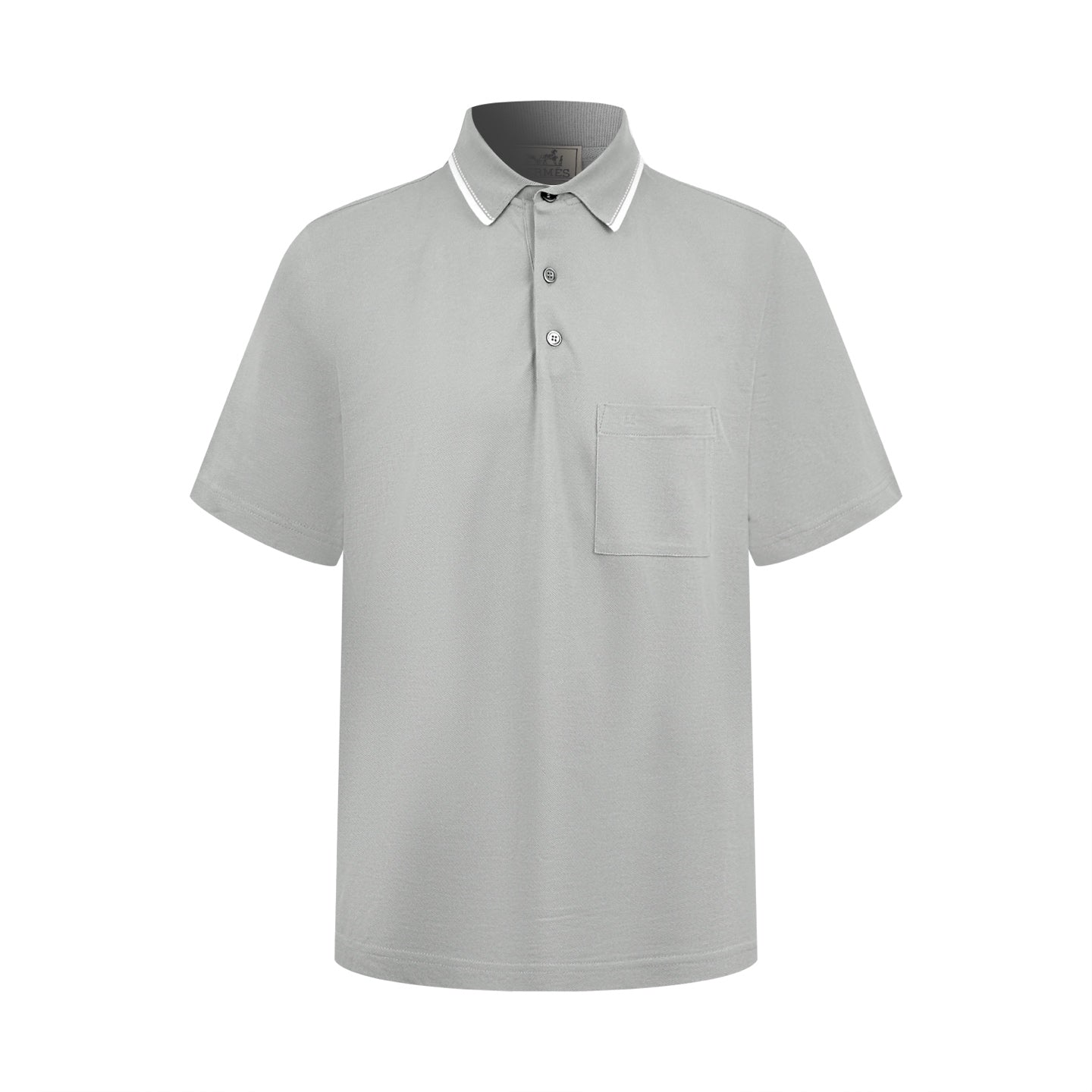 2026 New Saint L Poloshirt mit gestickten Streifen (MM025-A55)